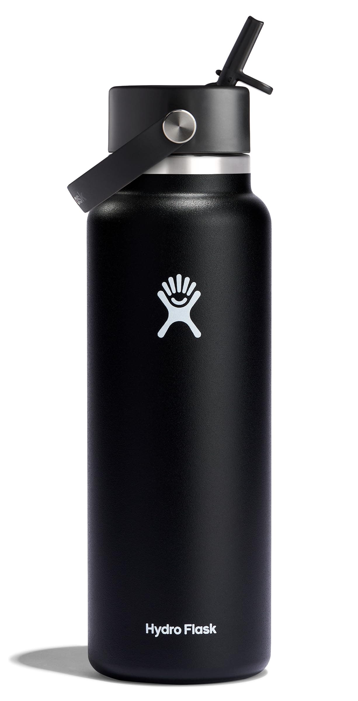 Hydro Flask 40 OZ WIDE FLEX STRAW CAP BLACK