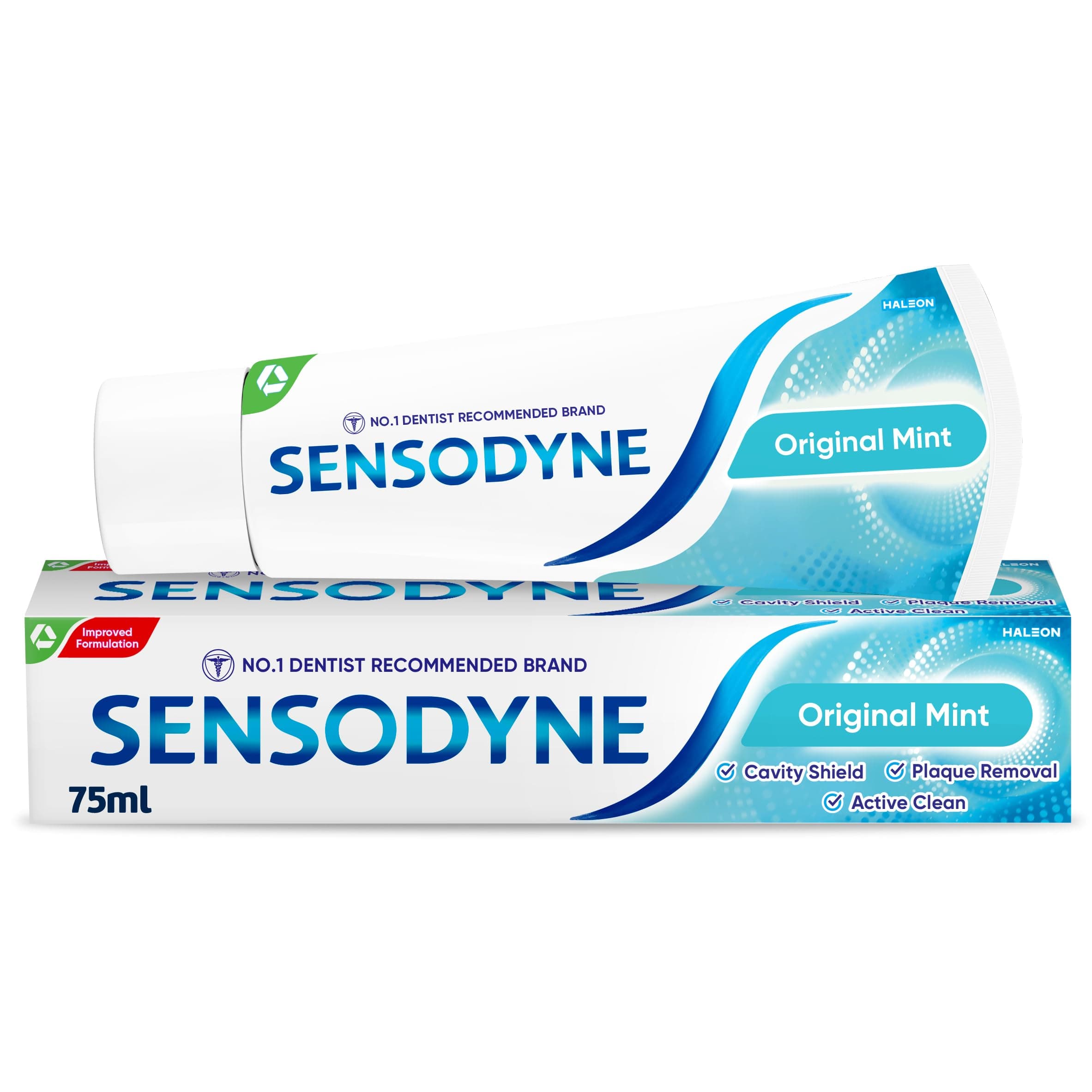 Toothpaste Daily Care, Sensitive Toothpaste for Sensitive Teeth, Original Mint, 75ml
