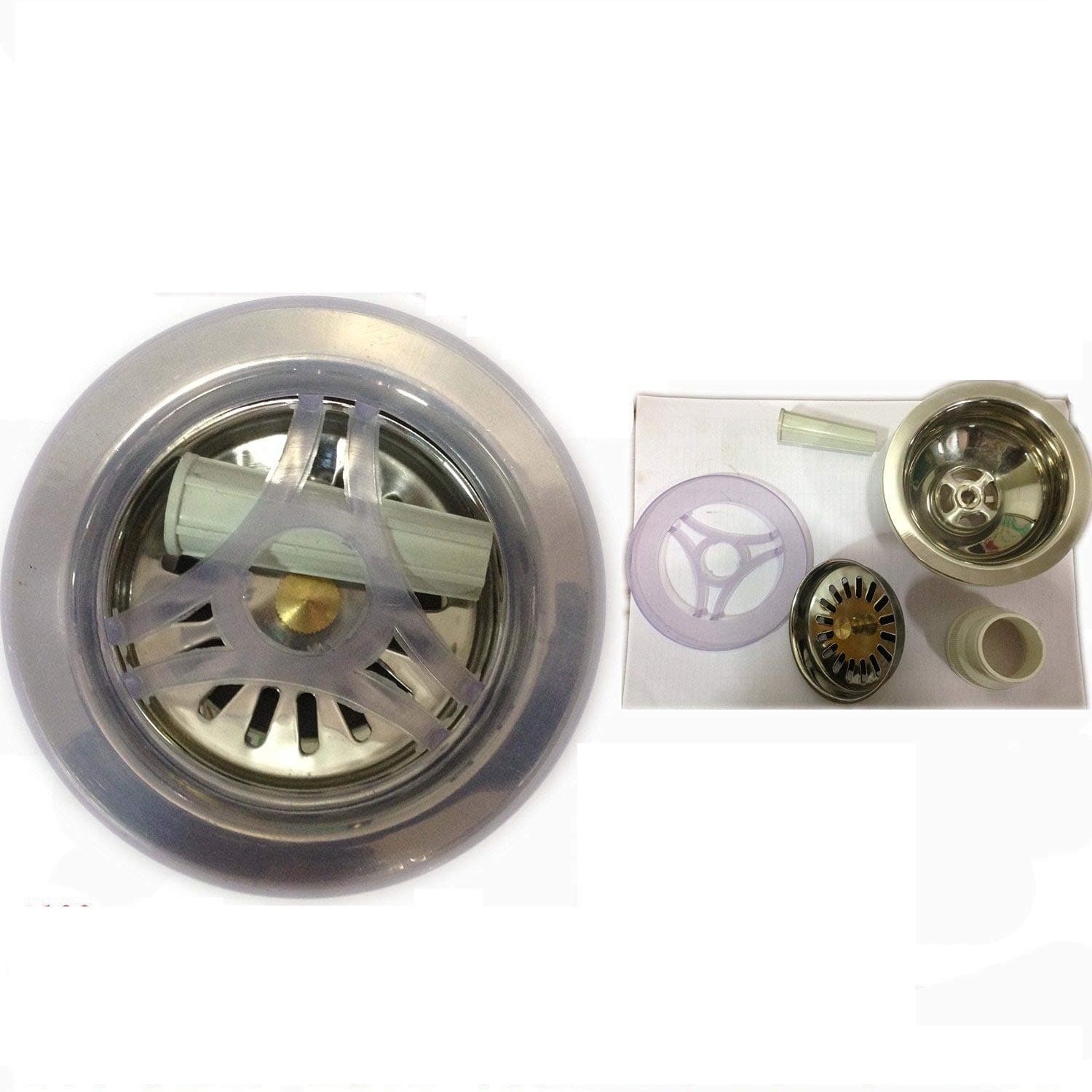 SHRUTI PVC Kitchen Sink Waste Coupling with Pop Up System and Locking System - 1321