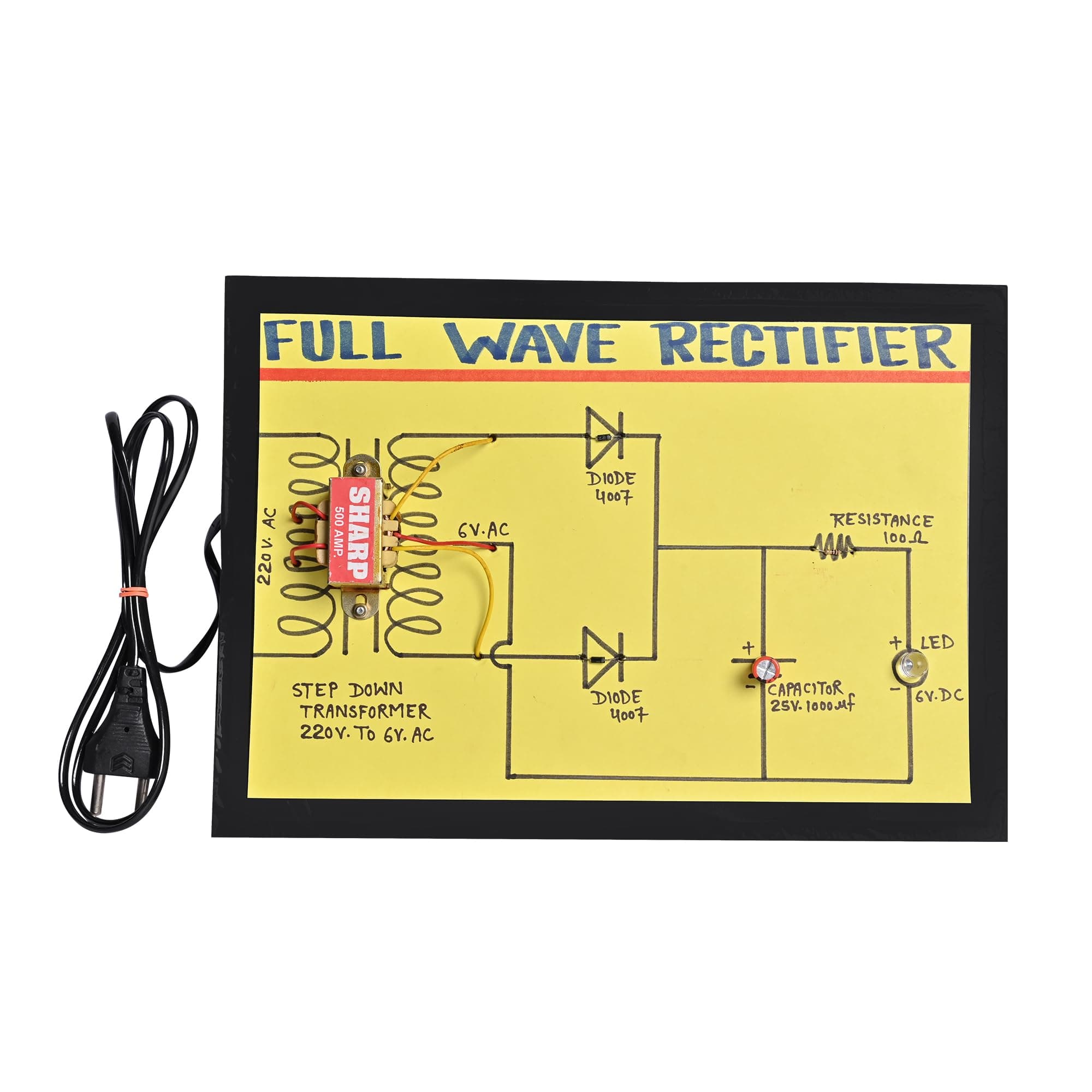 Science Projects Full Wave Rectifier For 12Th Class (Pink) - Kids