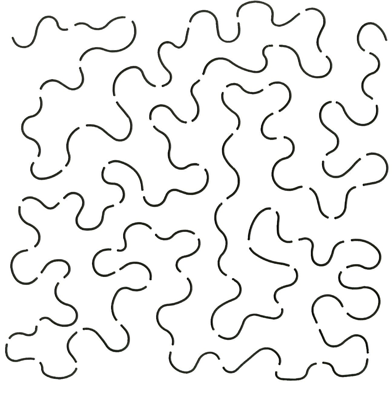 Large Stipple Quilt Stencil