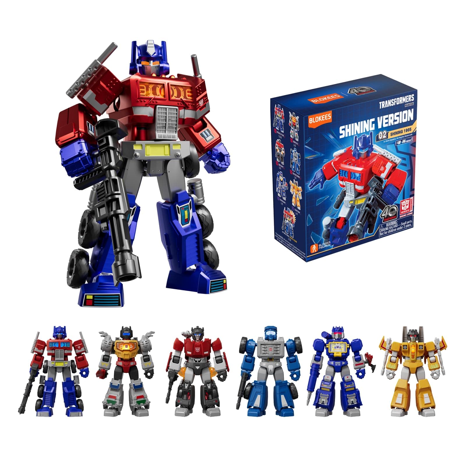 Transformers Shiny Version (Wave 2) 6-Piece PDQ