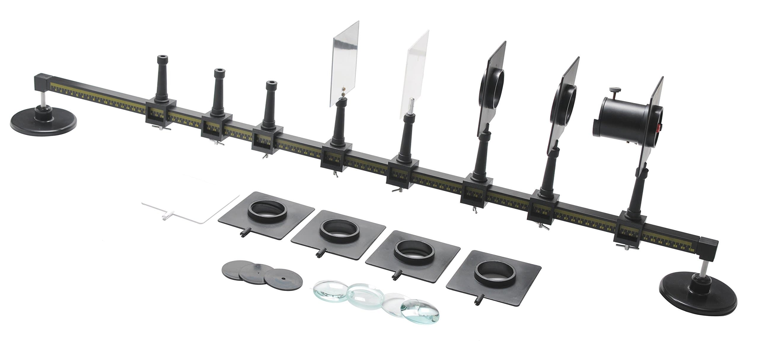 Eisco Labs Enhanced Optical Bench Set, Including Lamp Housing