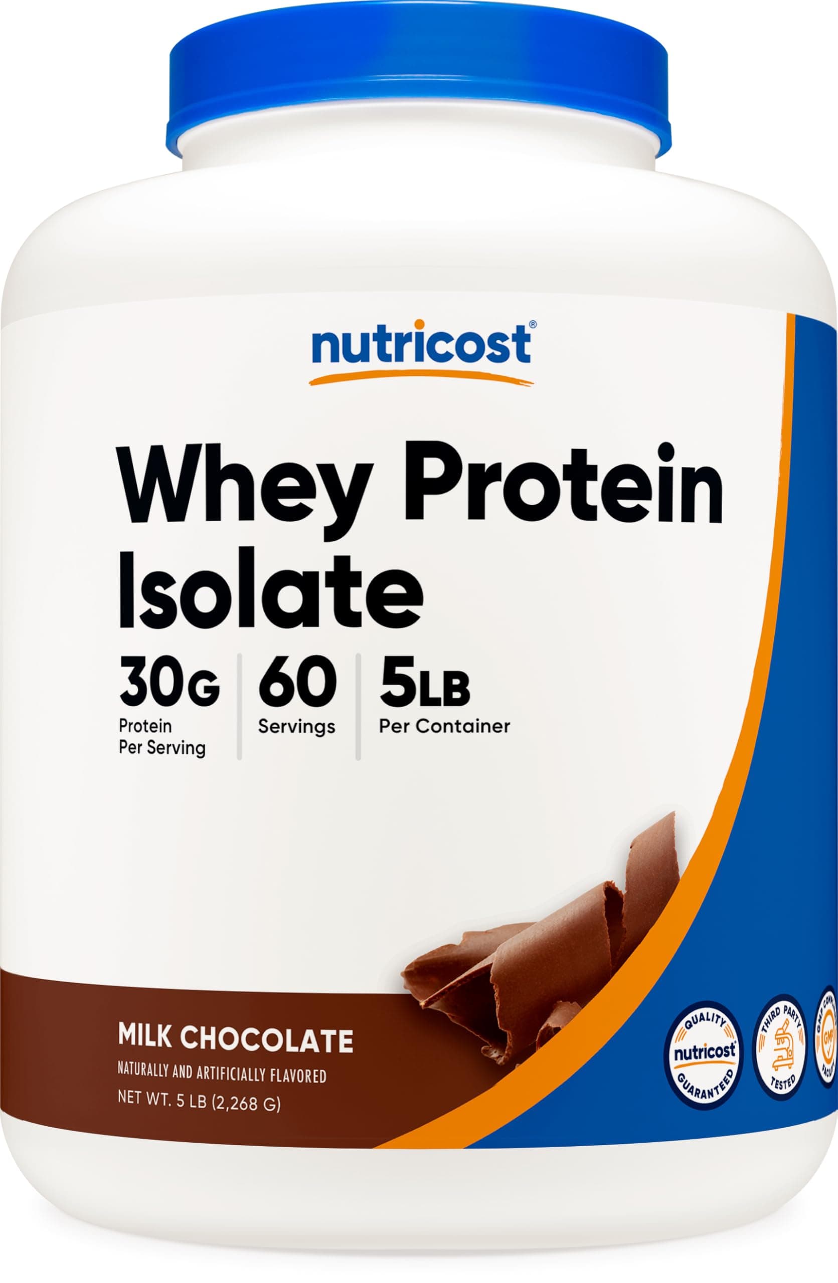 Nutricost Whey Protein Isolate Powder (Milk Chocolate) 5LBS