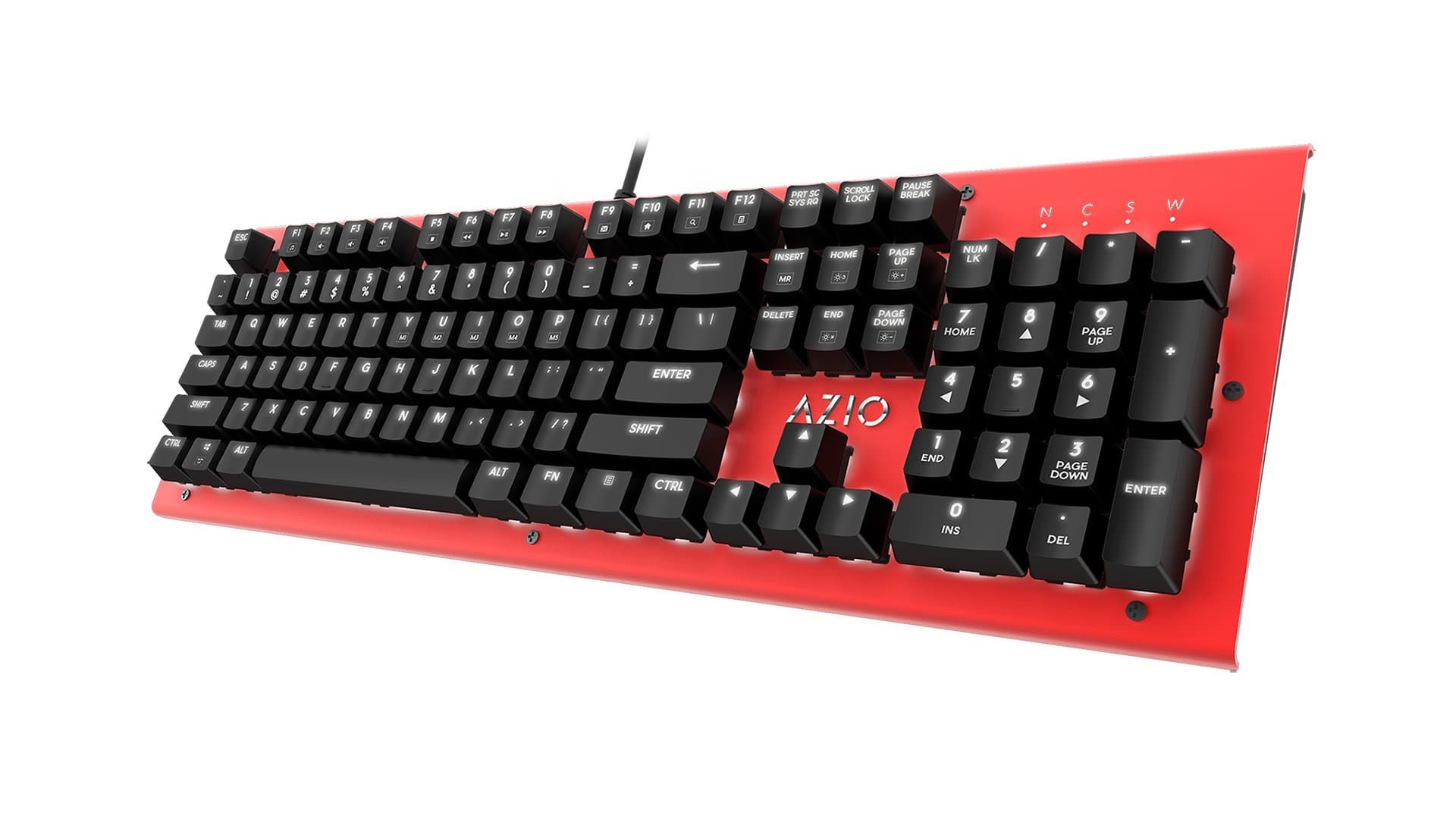 Azio Mk Hue Backlit Mechanical Keyboard (Red)
