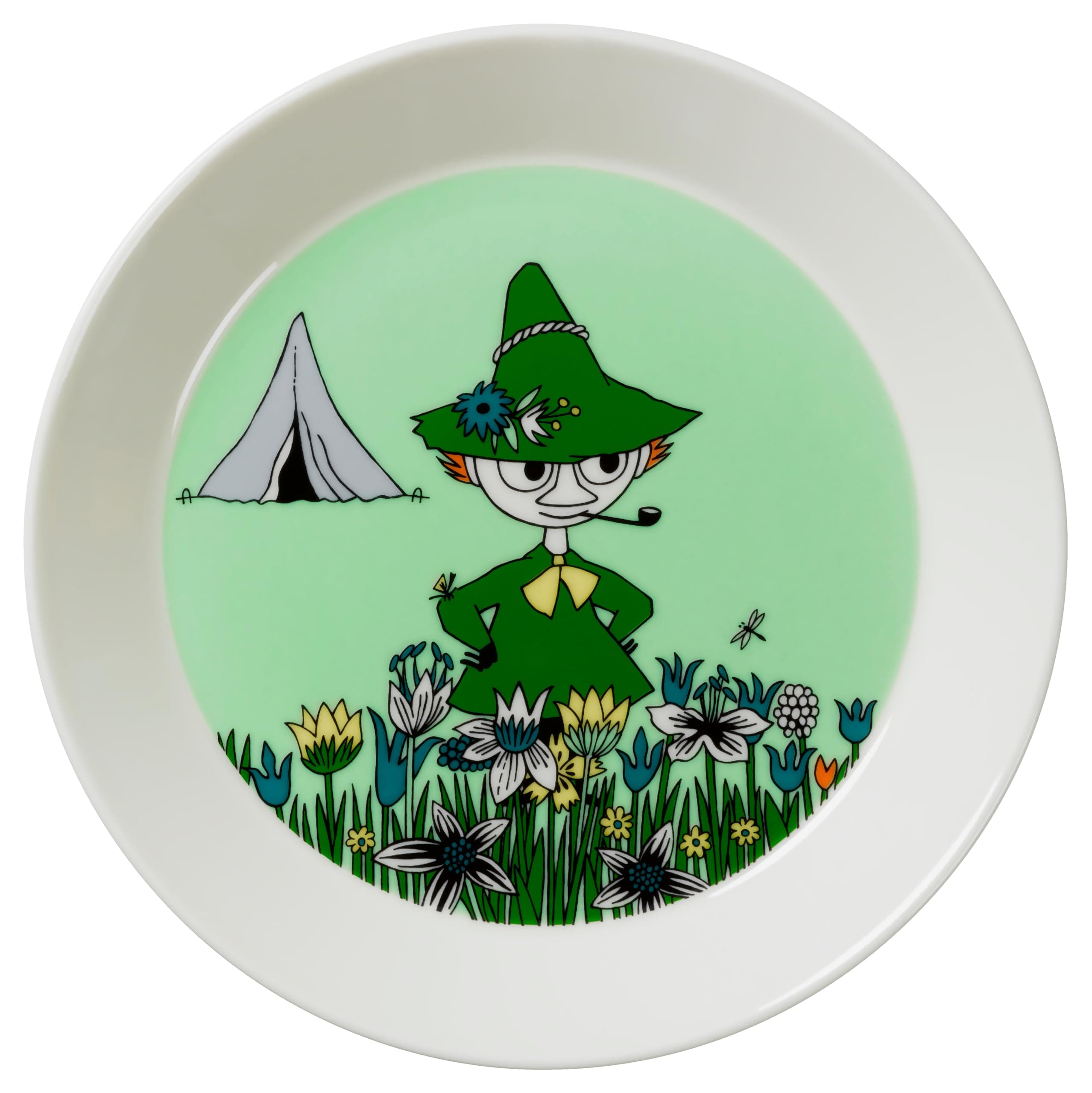 Plate, Porcelain, 19 cm.