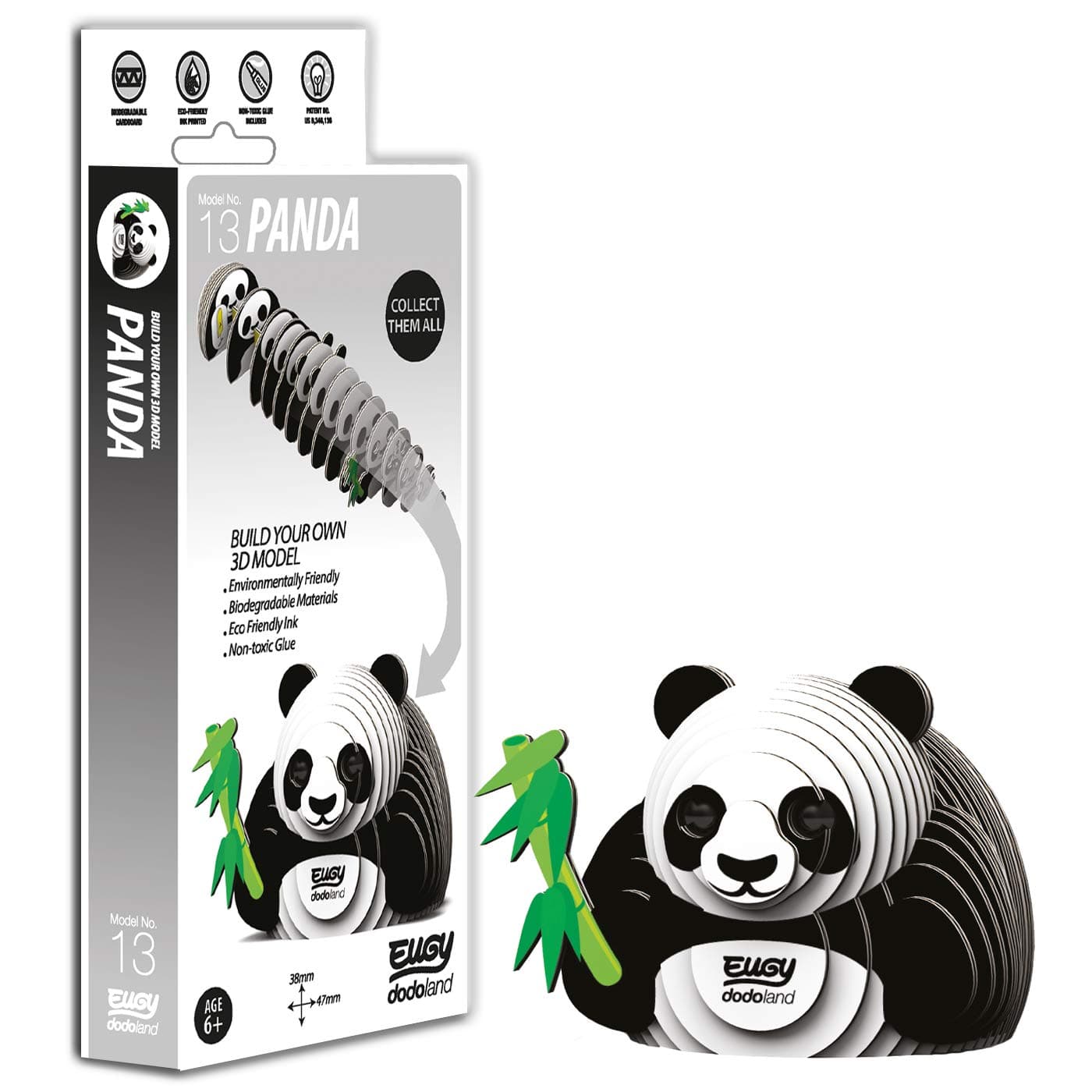 EUGY3D Panda Model, Craft Kit
