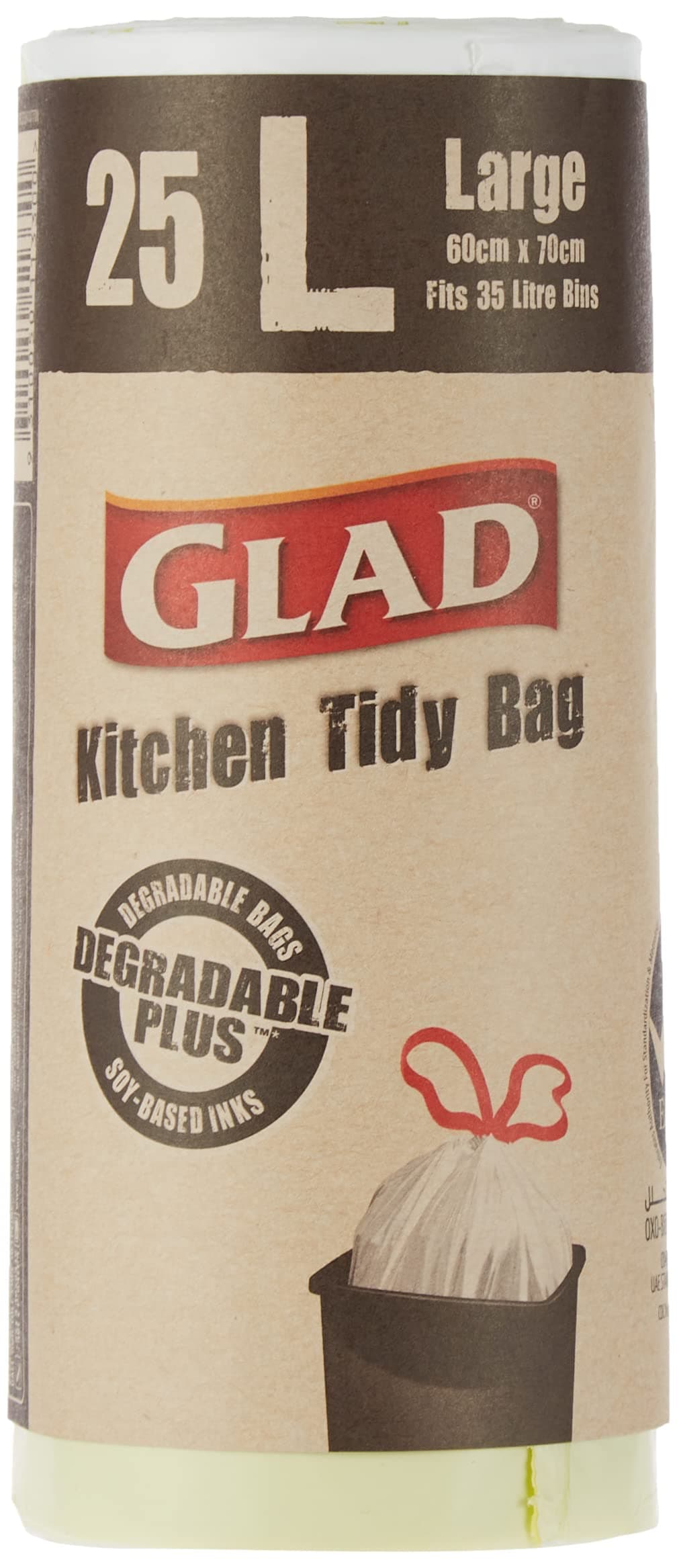 Glad Kitchen Tidy Bag Large 25pcs