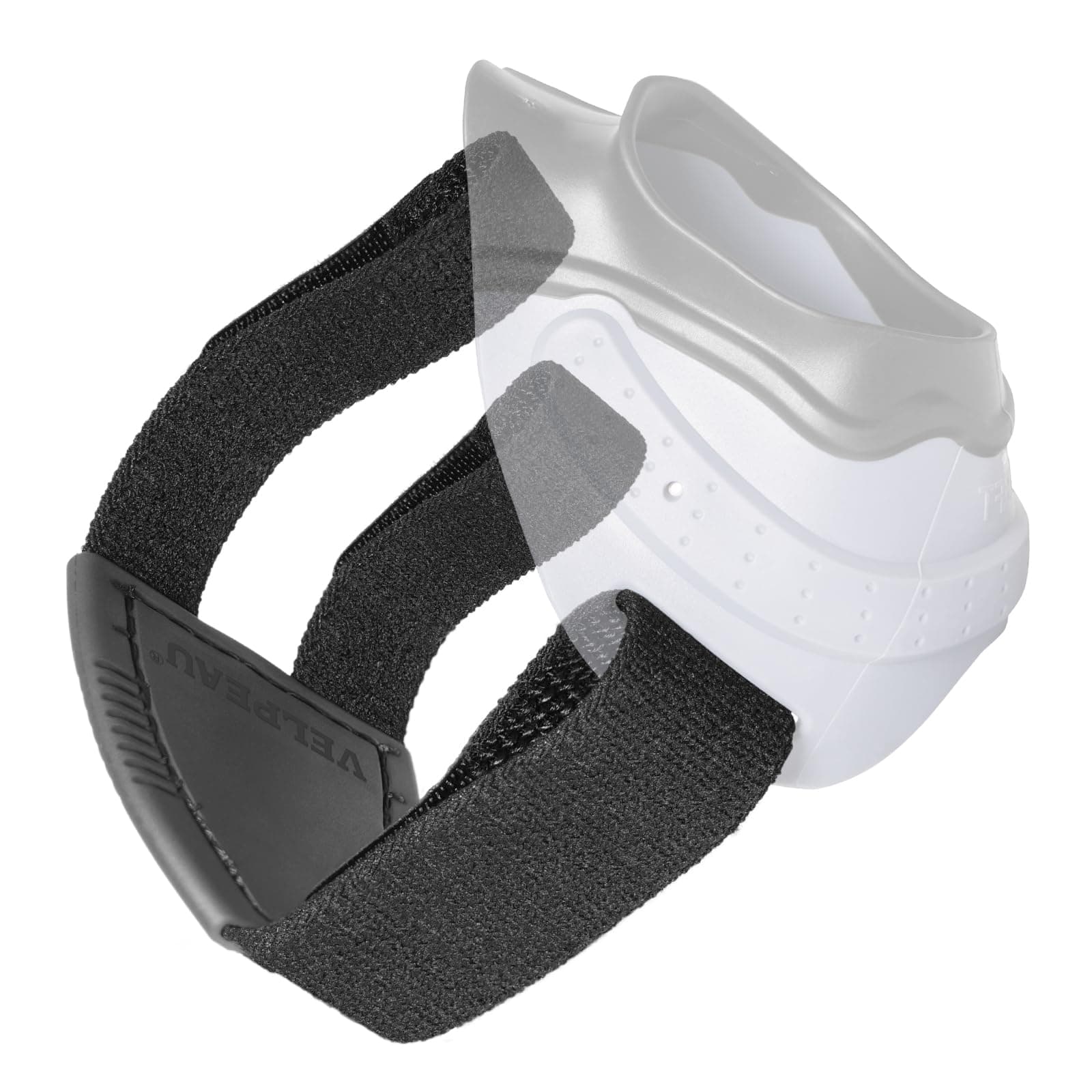 Replaceable Strap for CMC Thumb Brace, Semi-Elastic Webbing Strap, Non-slip, Soft and Skin Friendly, Latex Free, Without Limiting Hand Function, Fits Both Hands (Black, Medium)