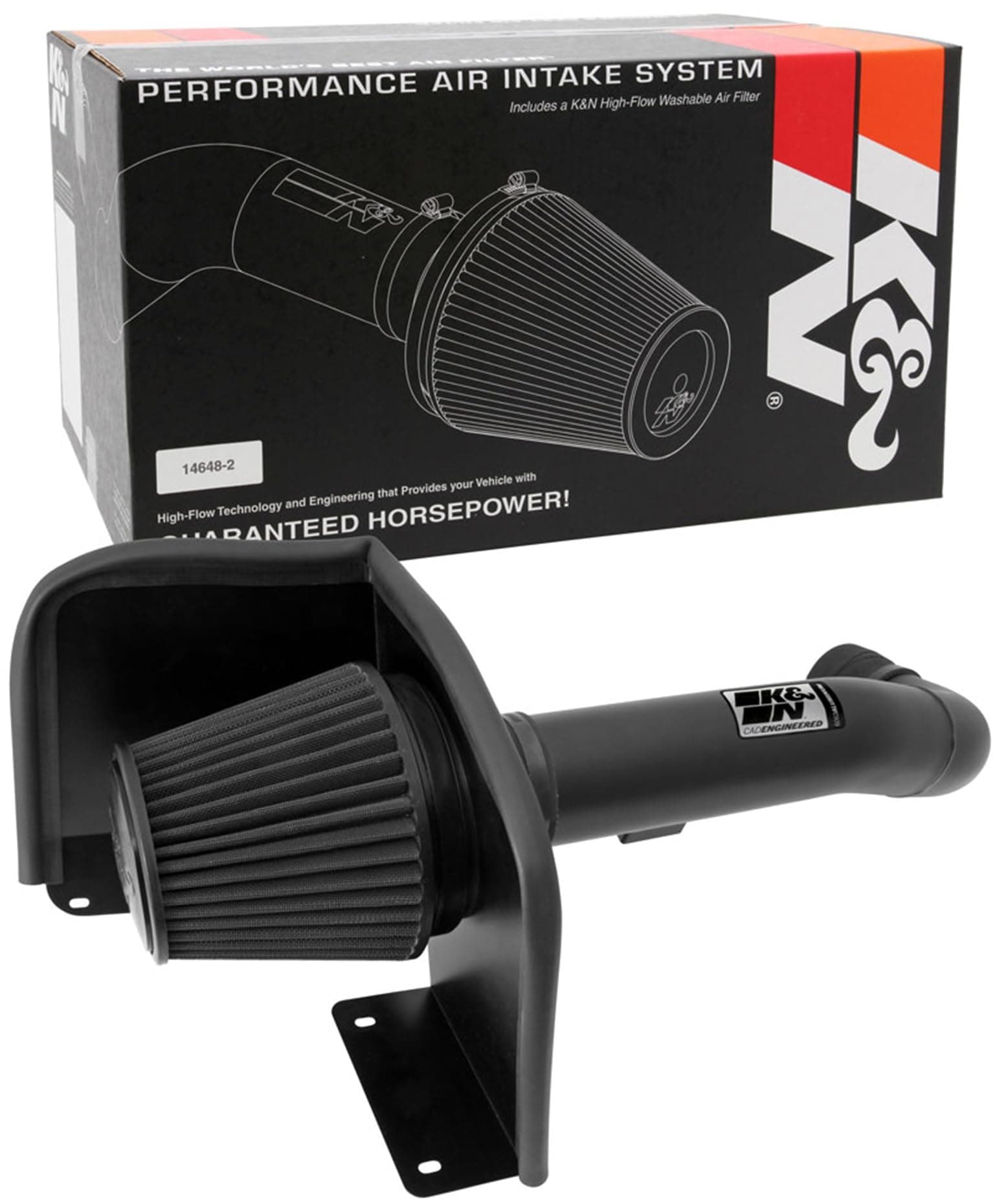 Cold Air Intake System: High-Flow Air-Filter, Increase Performance & Horsepower: Compatible with 2009-2014 Chevy/GMC/Cadillac (See Product Description for Select Models) 71-3070