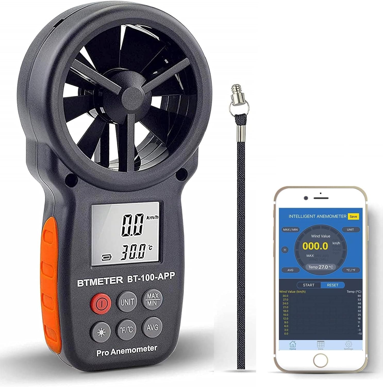 Bluetooth Anemometer