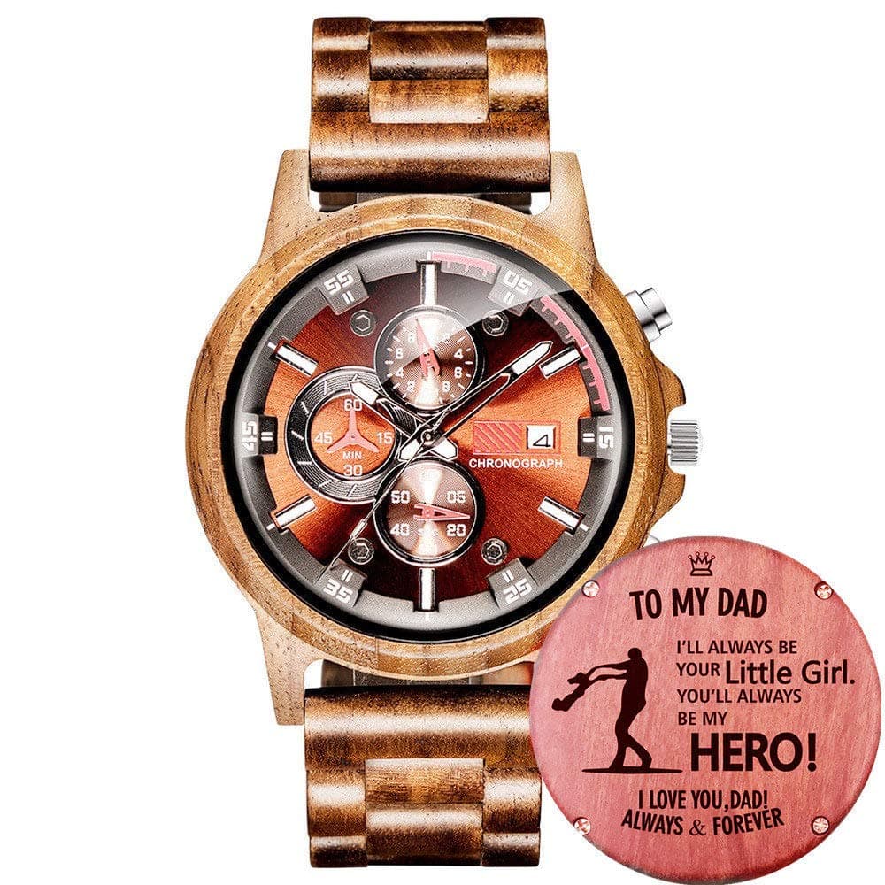 Customized Engraved Wooden Watch