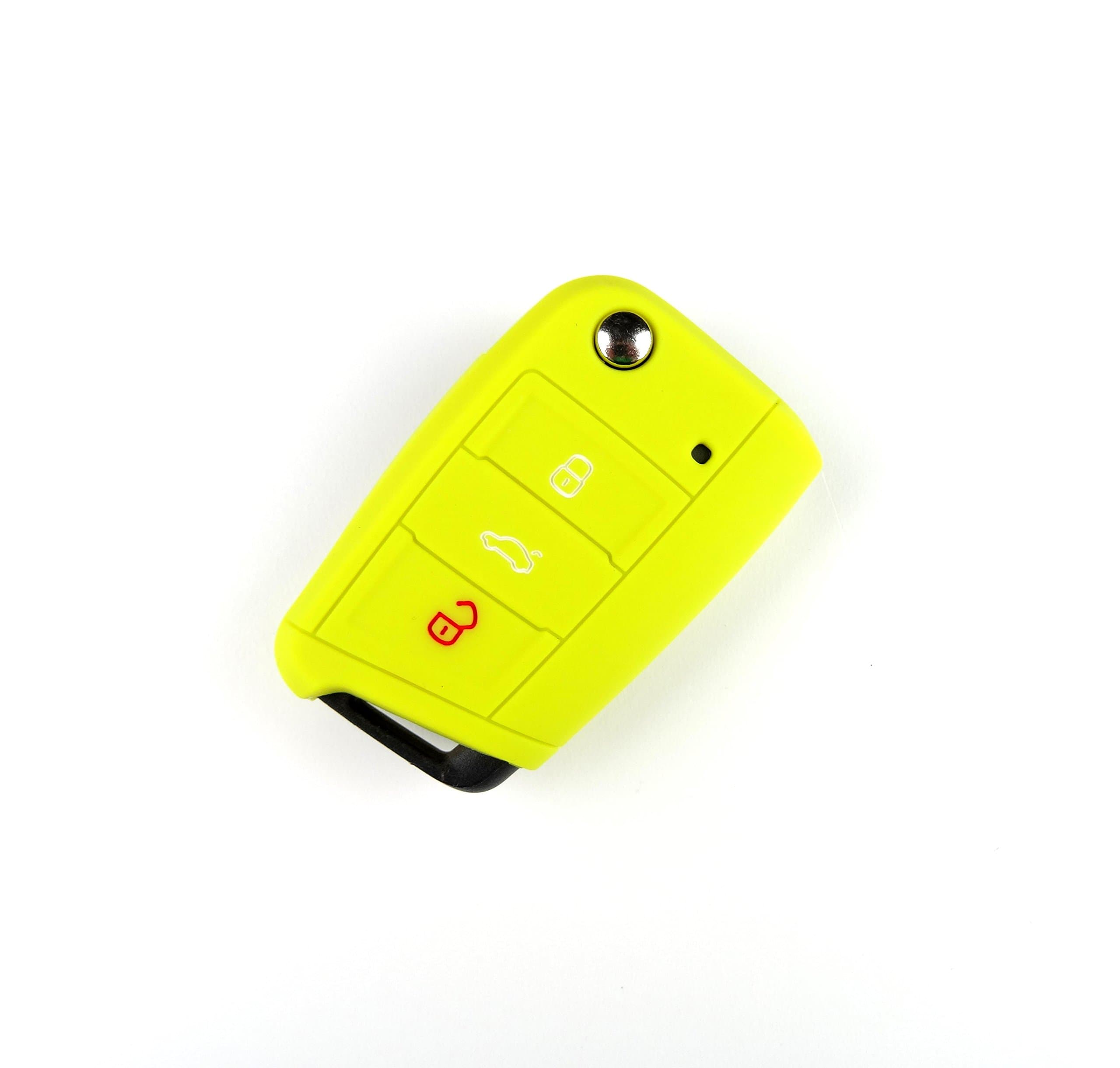 VW GOLF 7 VII Silicone Key Case Key Protective Shell Case – 12 Colours To Choose From/Bright Parts