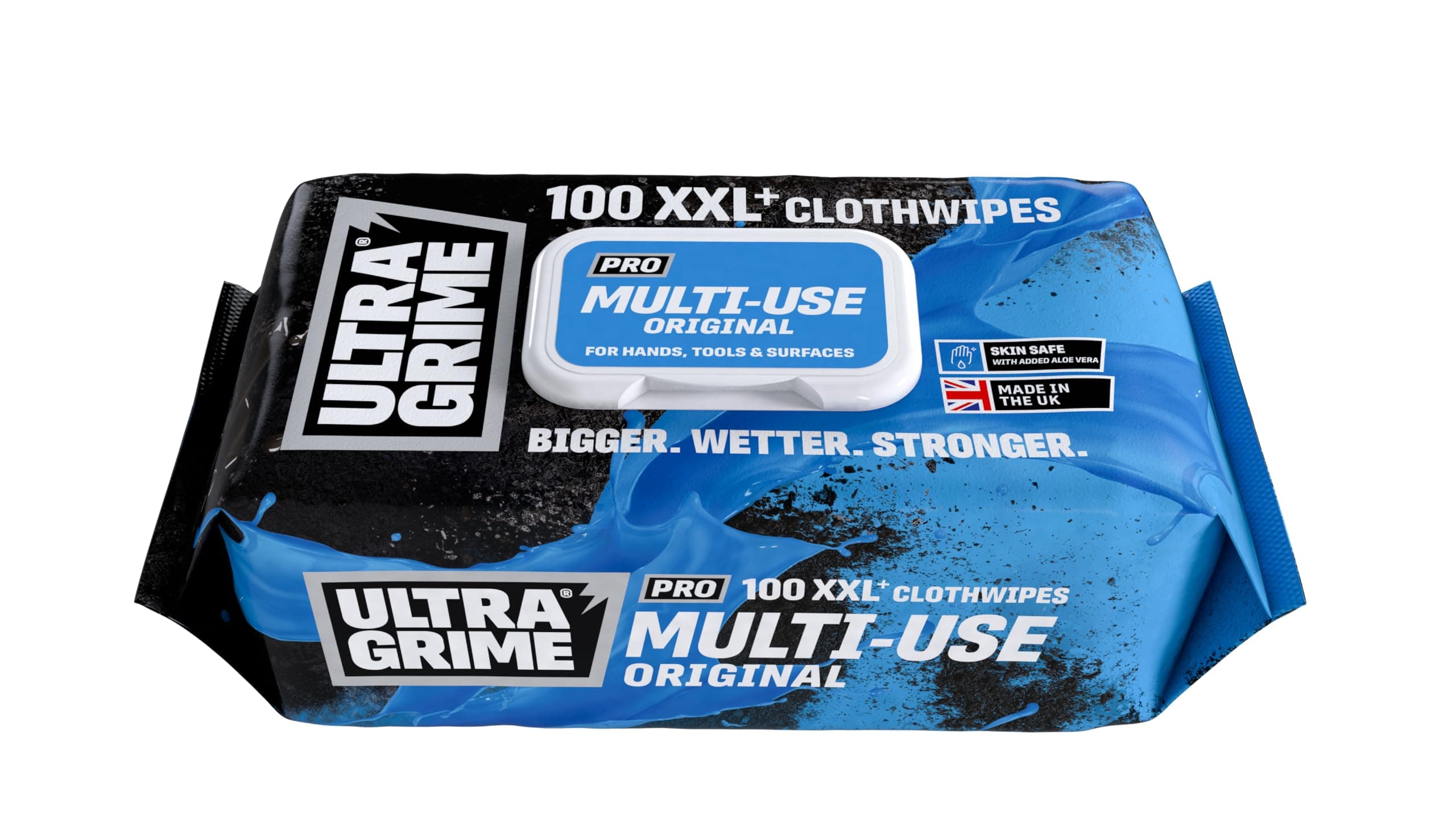 UltraGrime Pro Multiuse 100 XXL+ Clothwipes