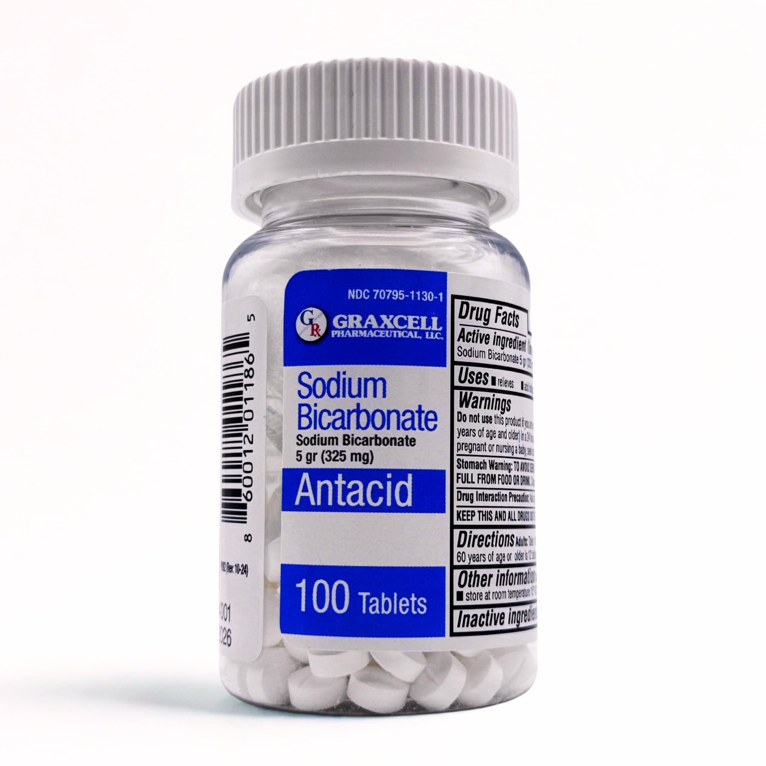 Graxcell Sodium Bicarbonate 325 MG 100 Count