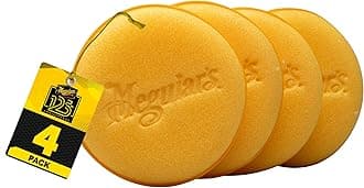 Meguiar's W0004 Supreme Shine 4" Foam Applicator Pads – 4 Pack
