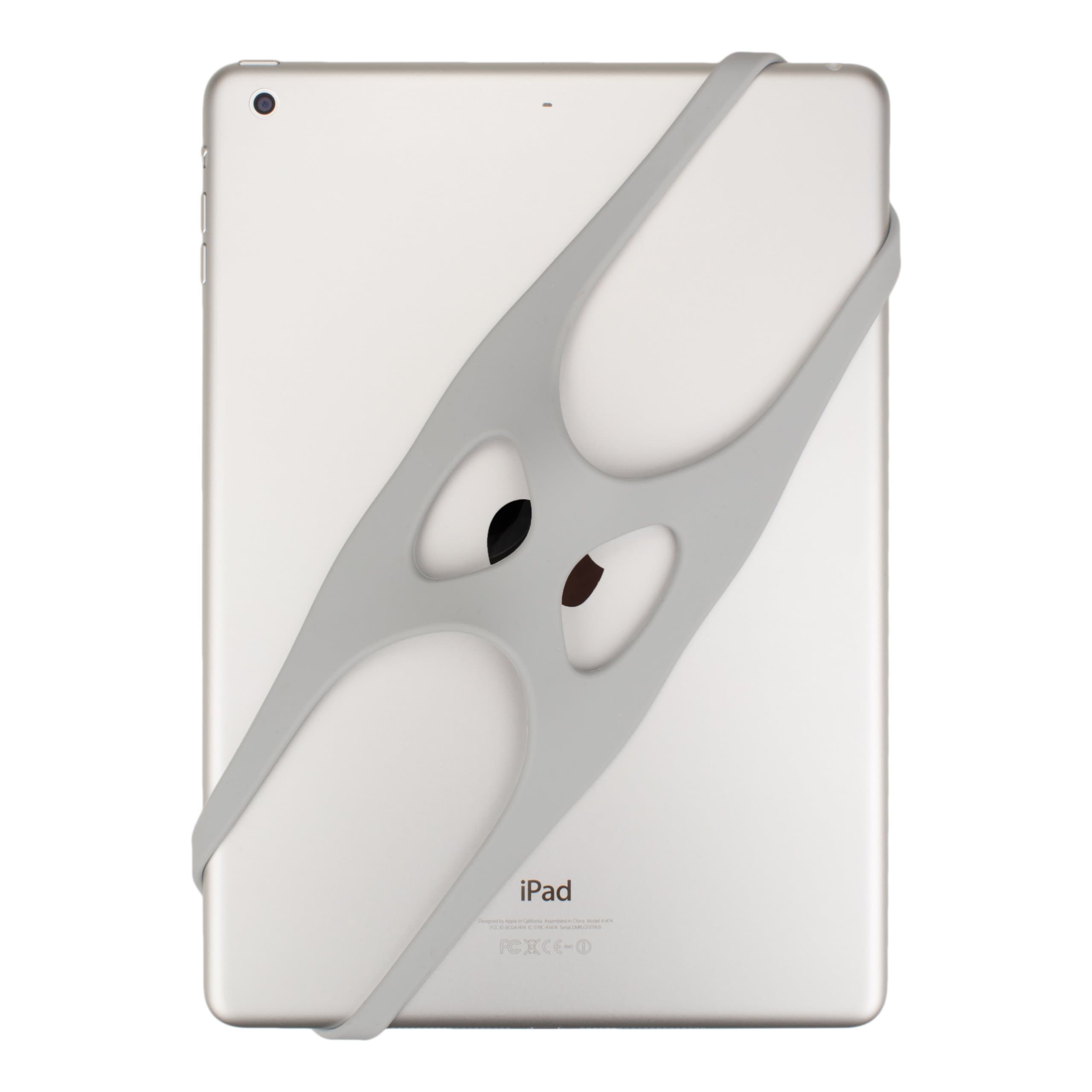Padlette: Secure Grip, Handle—Designed for Any Tablet with an 8 to 11 inch Display (Mid-Size D4 Gray)