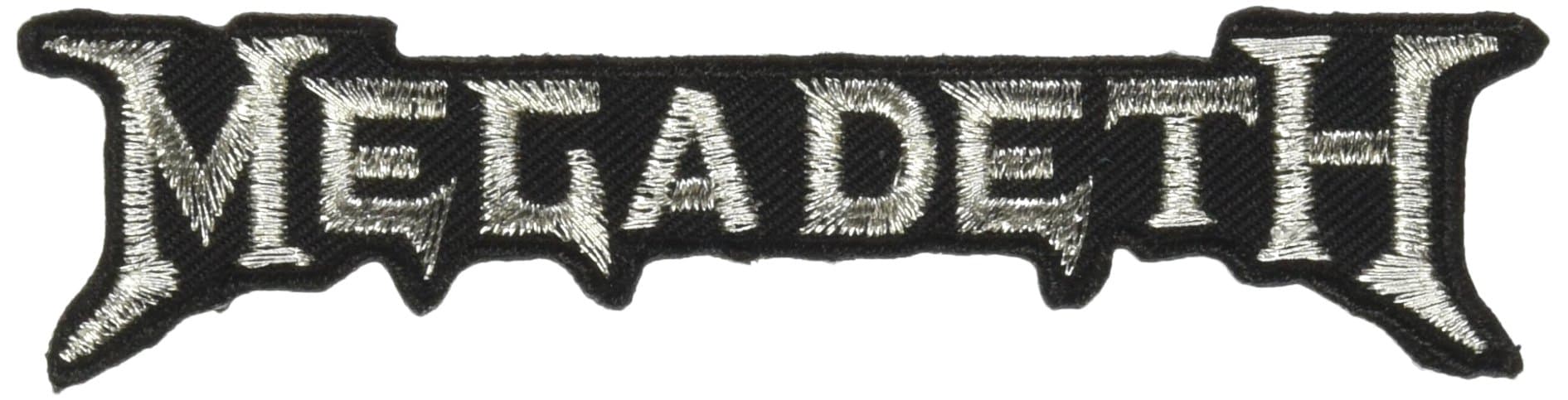 Application Megadeth Silver Logo Patch Novelty