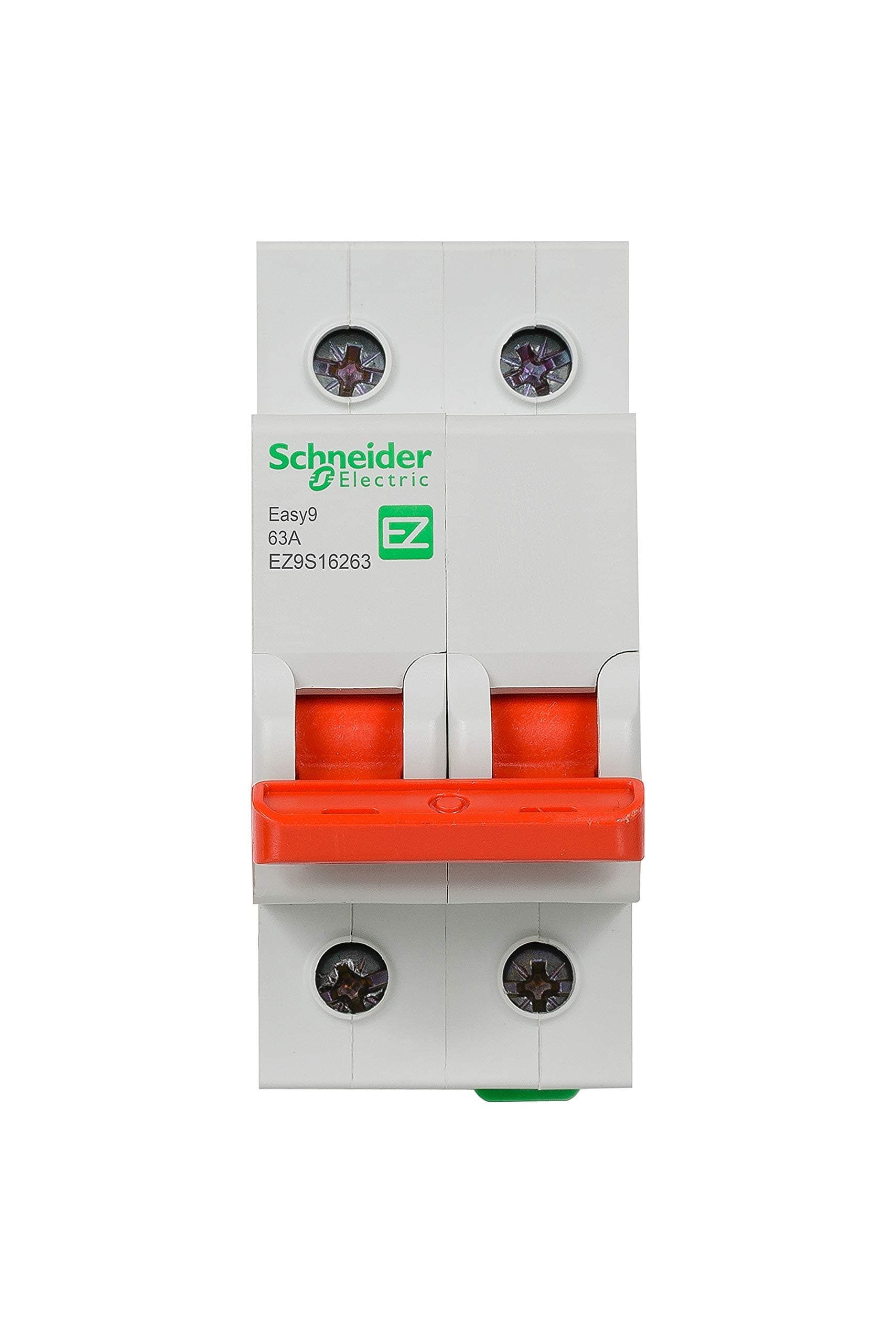 Easy9 - Isolator Switch Disconnector for Circuit Breakers, 2 Pole, 63A, 400V, EZ9S16263
