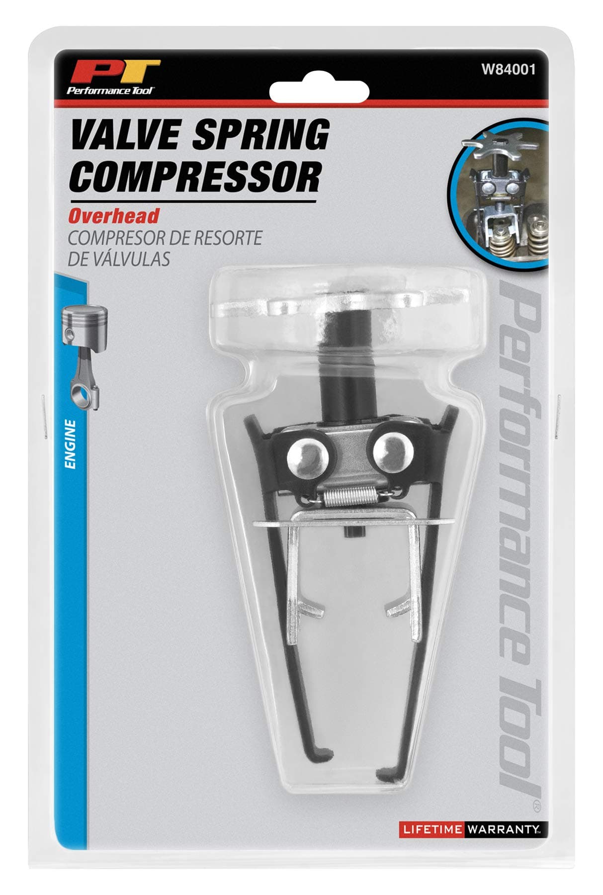 W84001 Overhead Valve Spring Compressor, Black