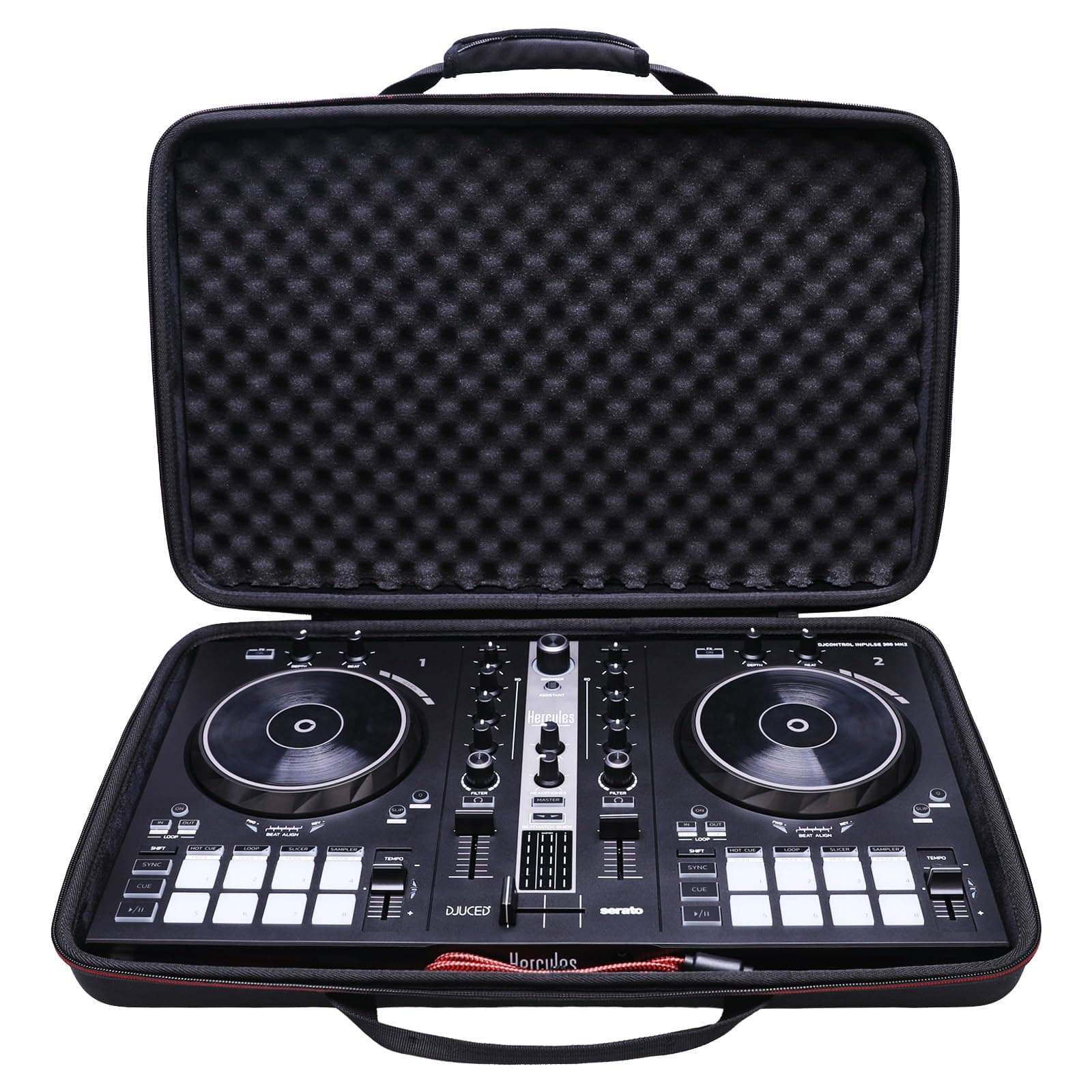 LTGEM DJ Controller Case for Hercules DJControl Inpulse 300 MK2 - Hard Storage Travel Protective Carrying Bag