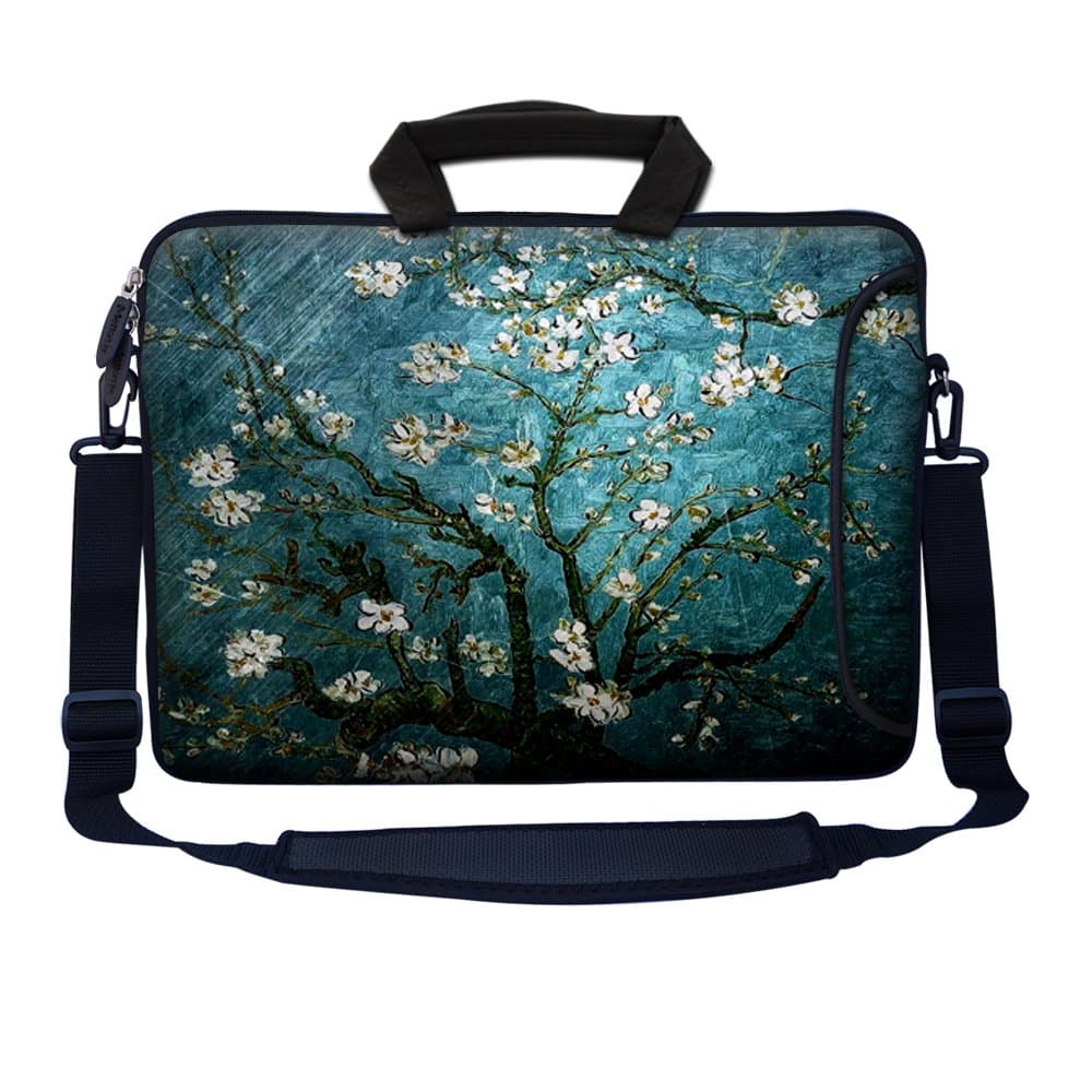 Neoprene Laptop Bag with Extra Side Pocket Compatible with Computer Laptop Notebook ebook tablet