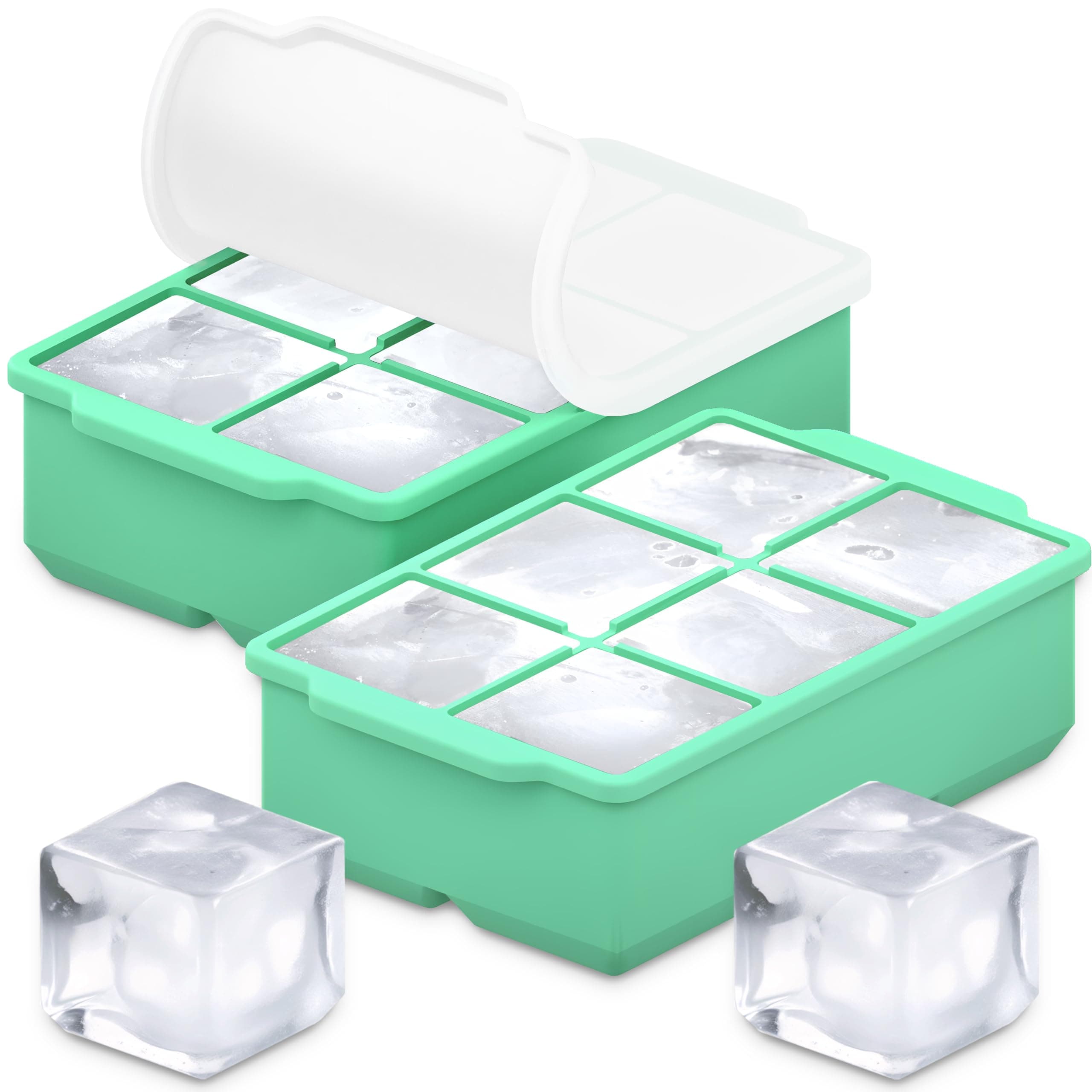 2 Ice Cube Trays (Green)