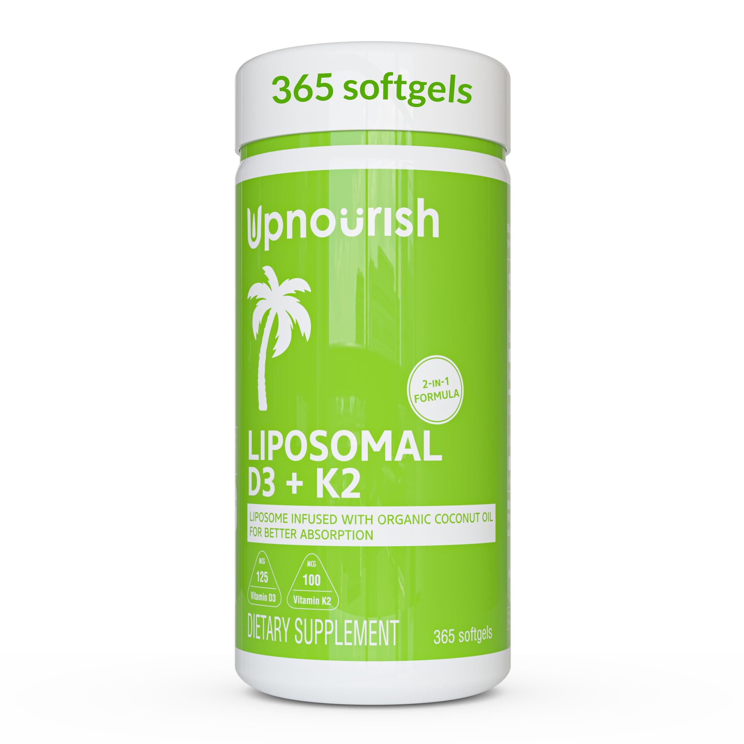 Liposomal Vitamin D3 K2 Softgels