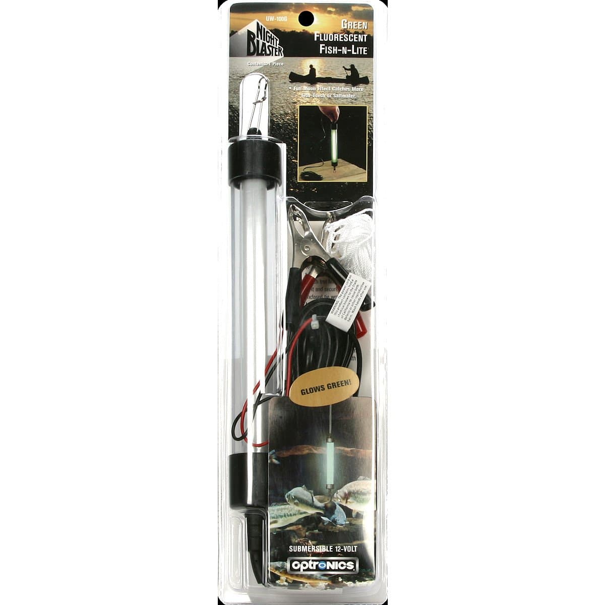 NightBlaster Submersible Green Fish-N-Lite