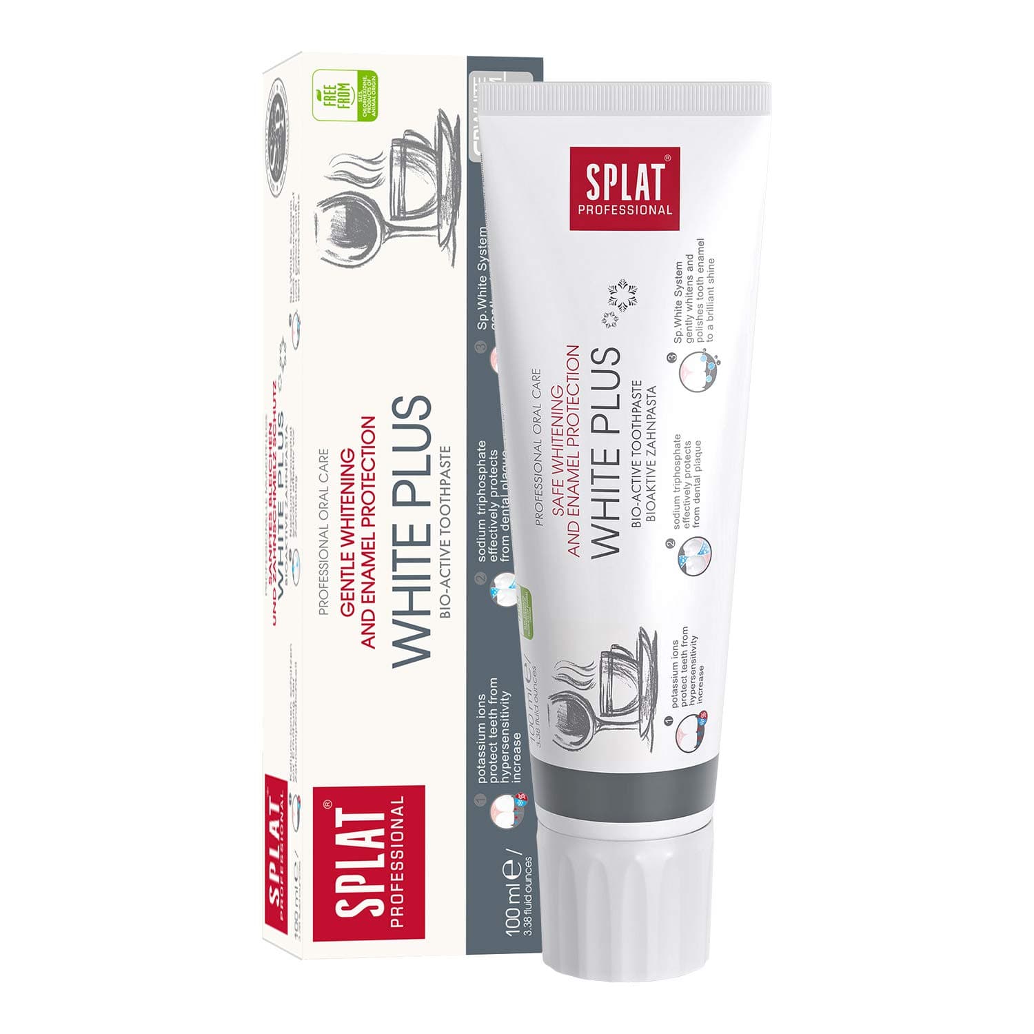 SPLAT Toothpaste 100ML White Plus