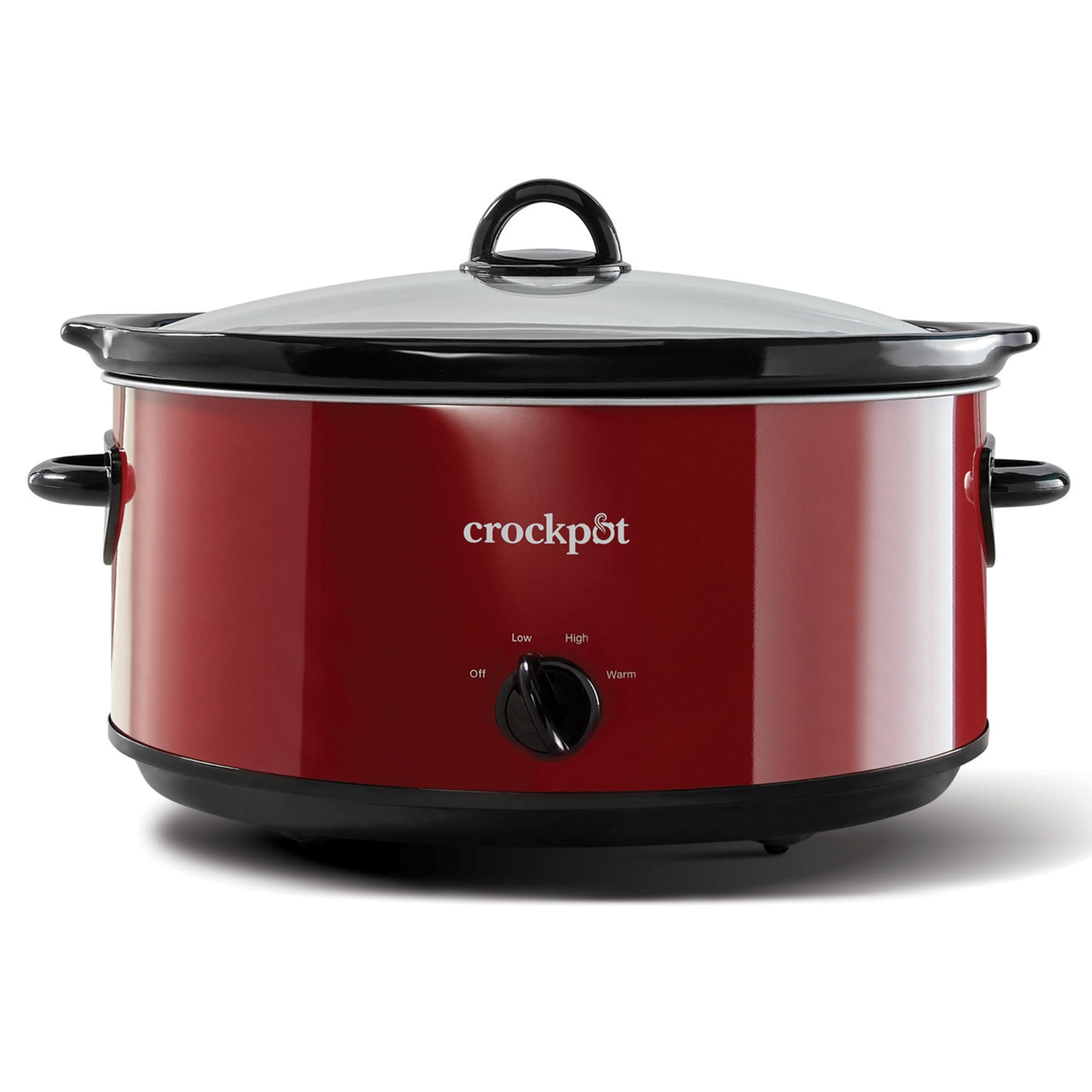 Express Crock Slow Cooker 8 quart Red