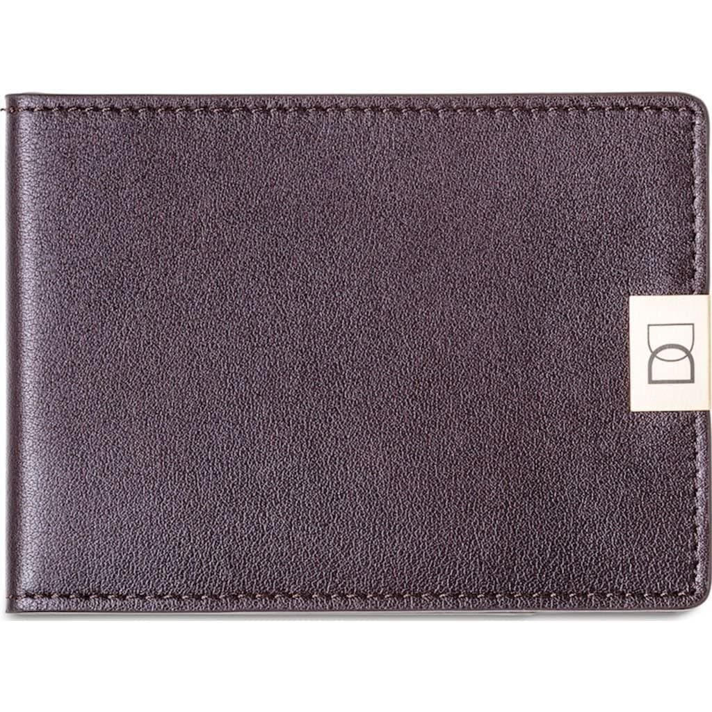 Slim Wallet - Brown/Gold