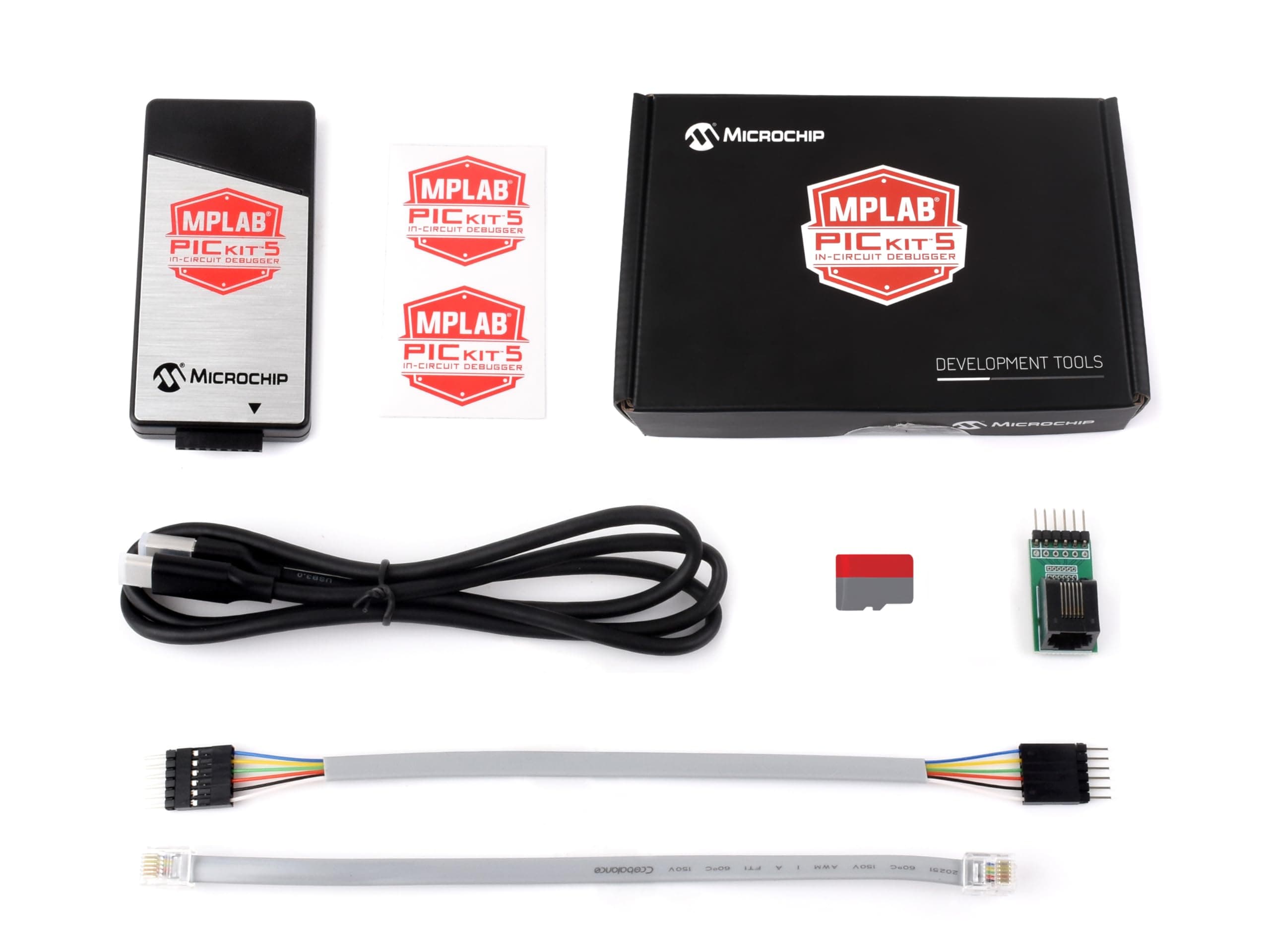 Waveshare PICkit 5 in-Circuit Debugger/Programmer, Programmer-to-Go Support, Type-C Port, Supports MPLAB, Card Programmer