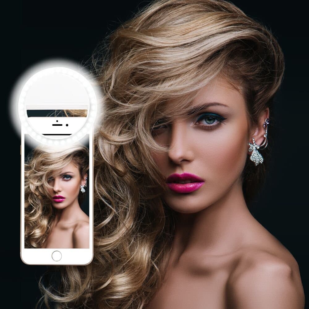 Selfie Ring Light,Selfie LED Camera Light with 36 LED,Nacycase LED Selfie Ring Light for Phone Camera Photography Video