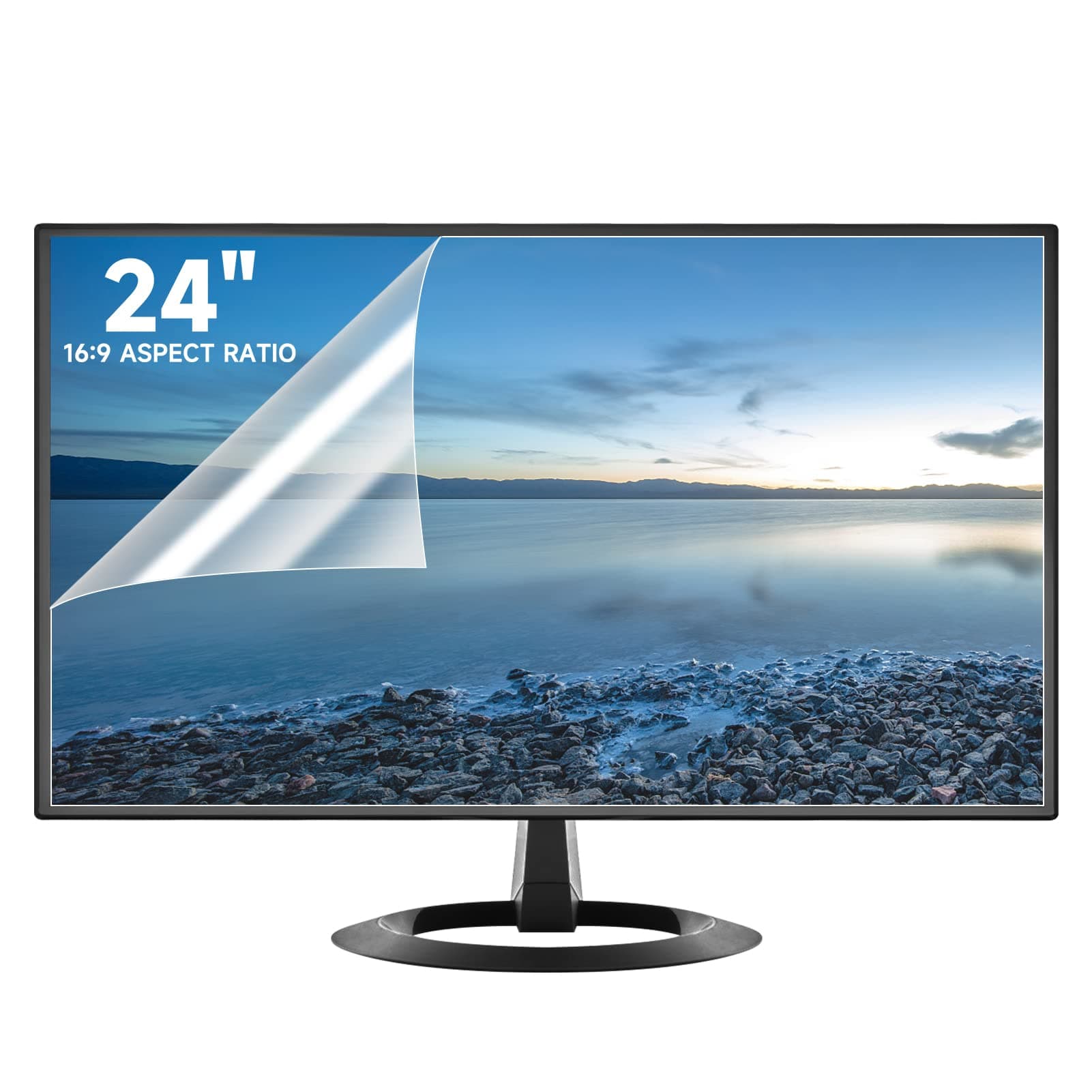 2 Pack 24" Matte Anti-Glare Anti-Scratch Screen Protector 16:9 Aspect Ratio