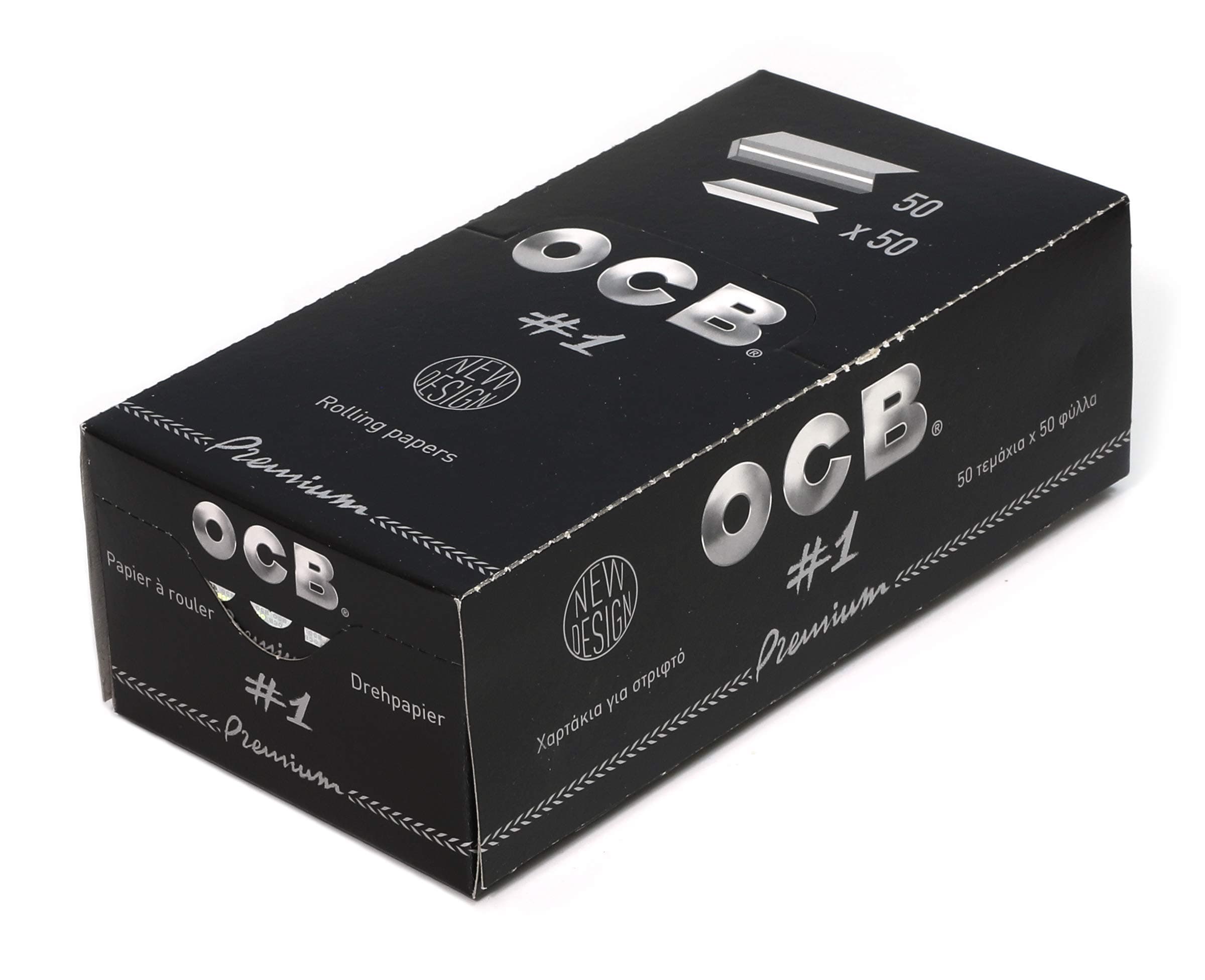 OCB Premium No.1 rolling papers 50 booklets
