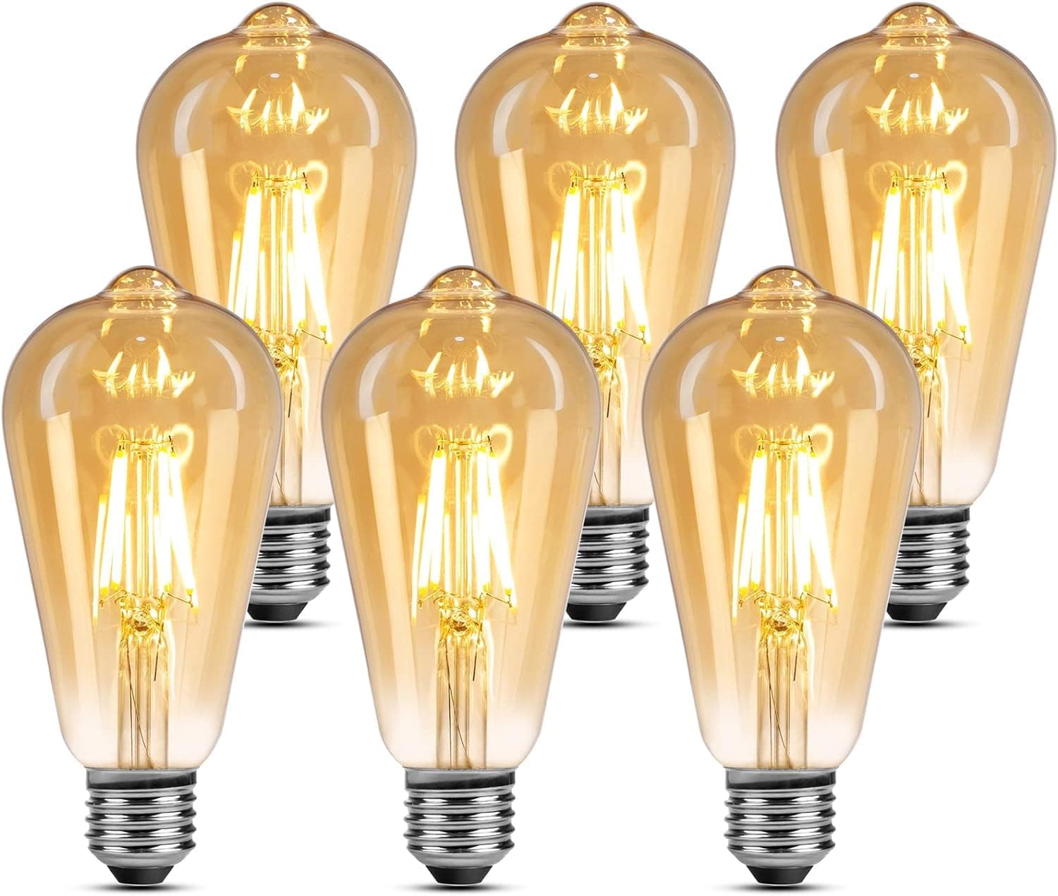 ST64 filament bulb 4w amber