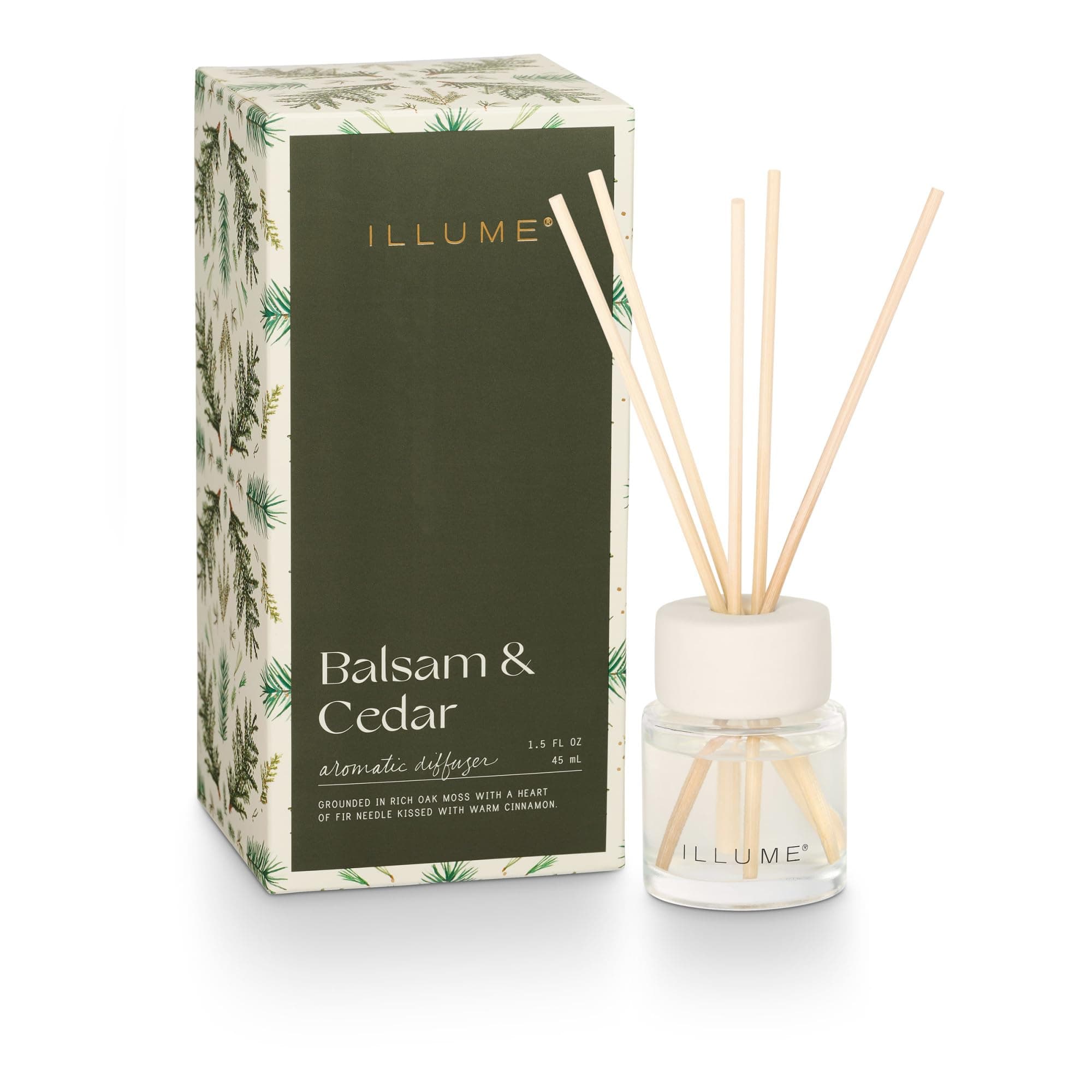 IllumeSmall Aromatic Diffuser, Balsam & Cedar