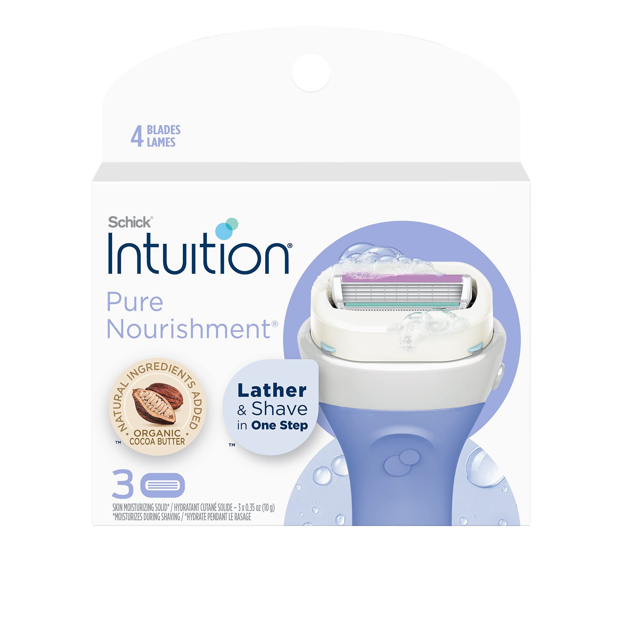 - Schick Intuition Plus Renewing Razor