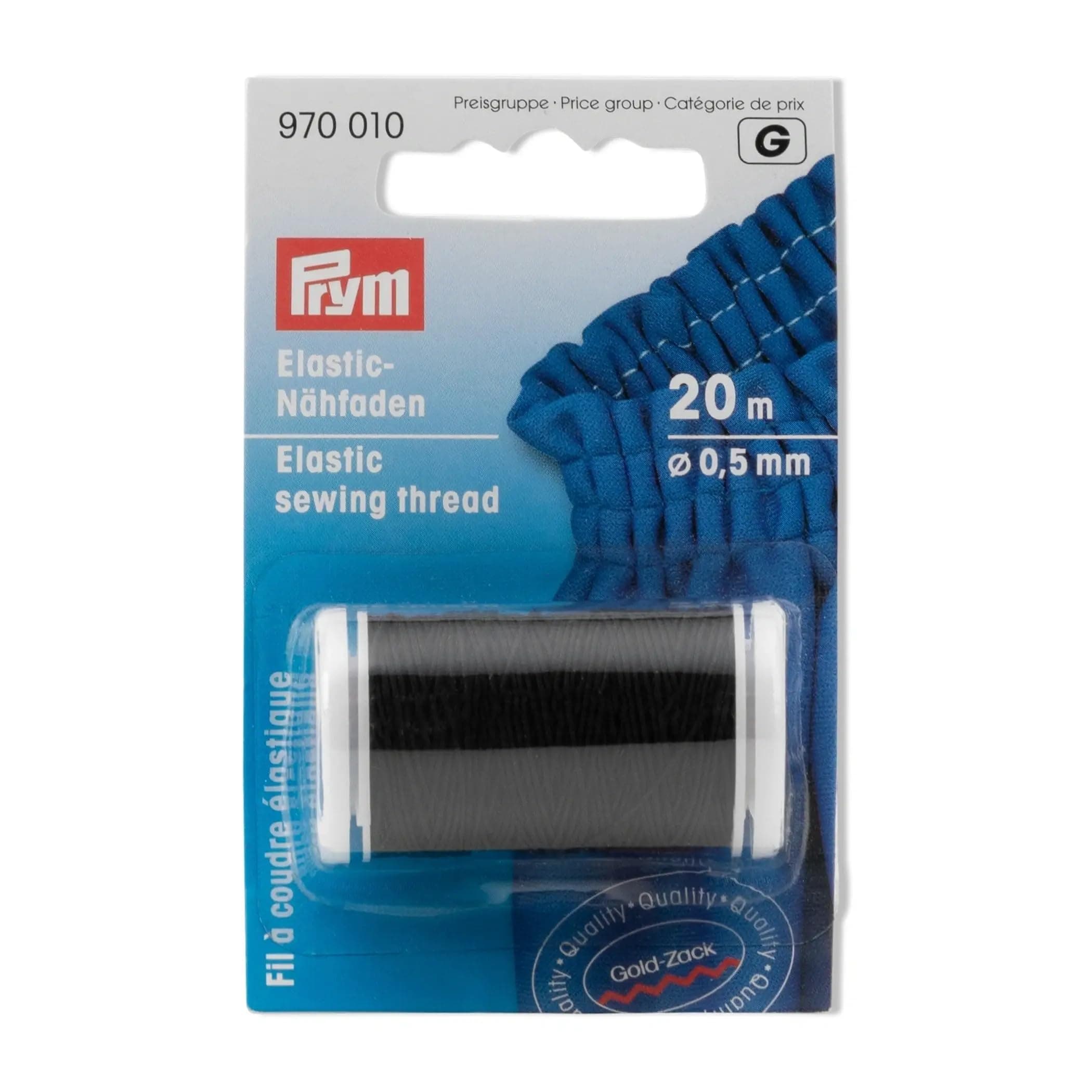 Prym Sewing, Black, 22 YD (20 M) Elastic Thread