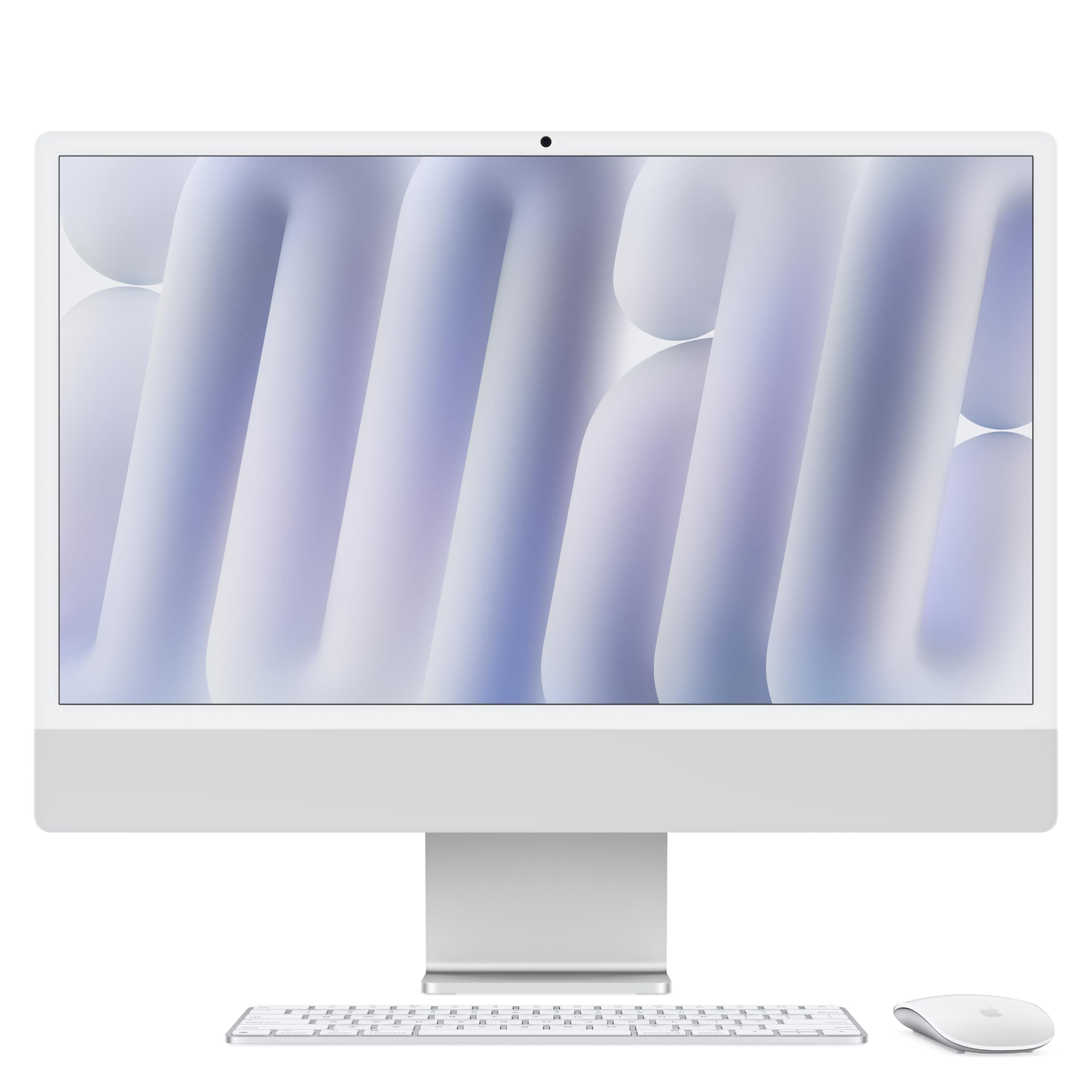 2024 iMac All-in-One Desktop Computer with M4 chip with 8-core CPU and 8-core GPU: Built for Apple Intelligence, 60.96 cm (24″) Retina Display, 16GB Unified Memory, 256GB SSD Storage; Silver