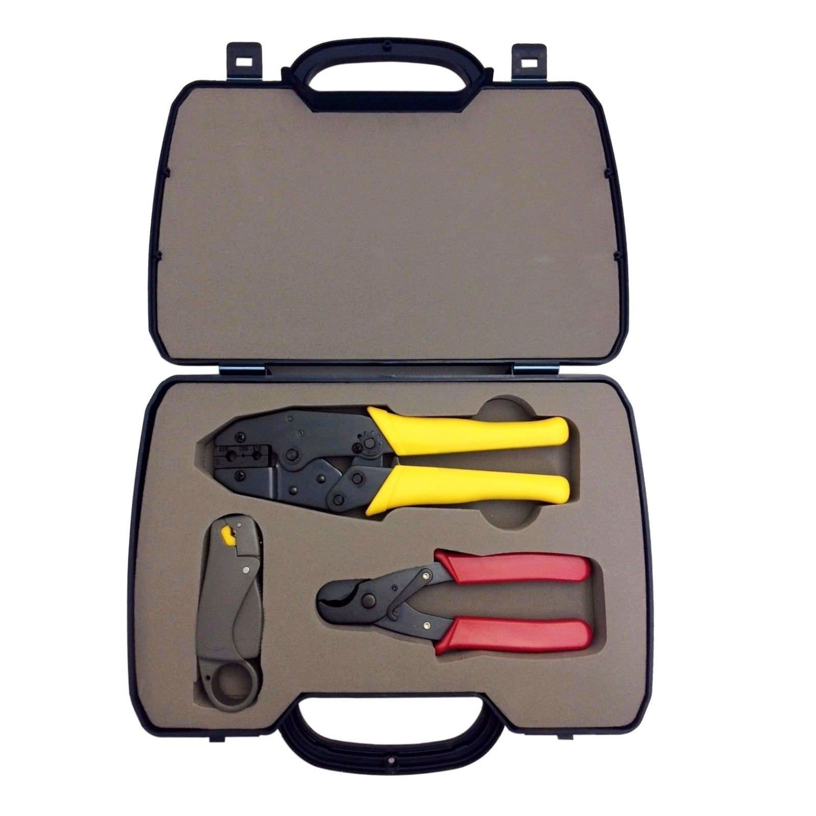 Techvision BNC Crimping Tool Kit, Grey