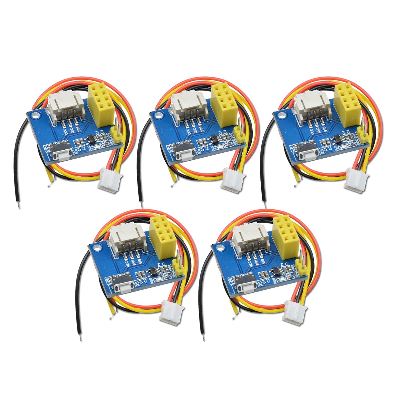5PCS WS2812 RGB LED Controller Adapter Module Based on ESP-01/01S for DIY WS2812 Light LED Strip