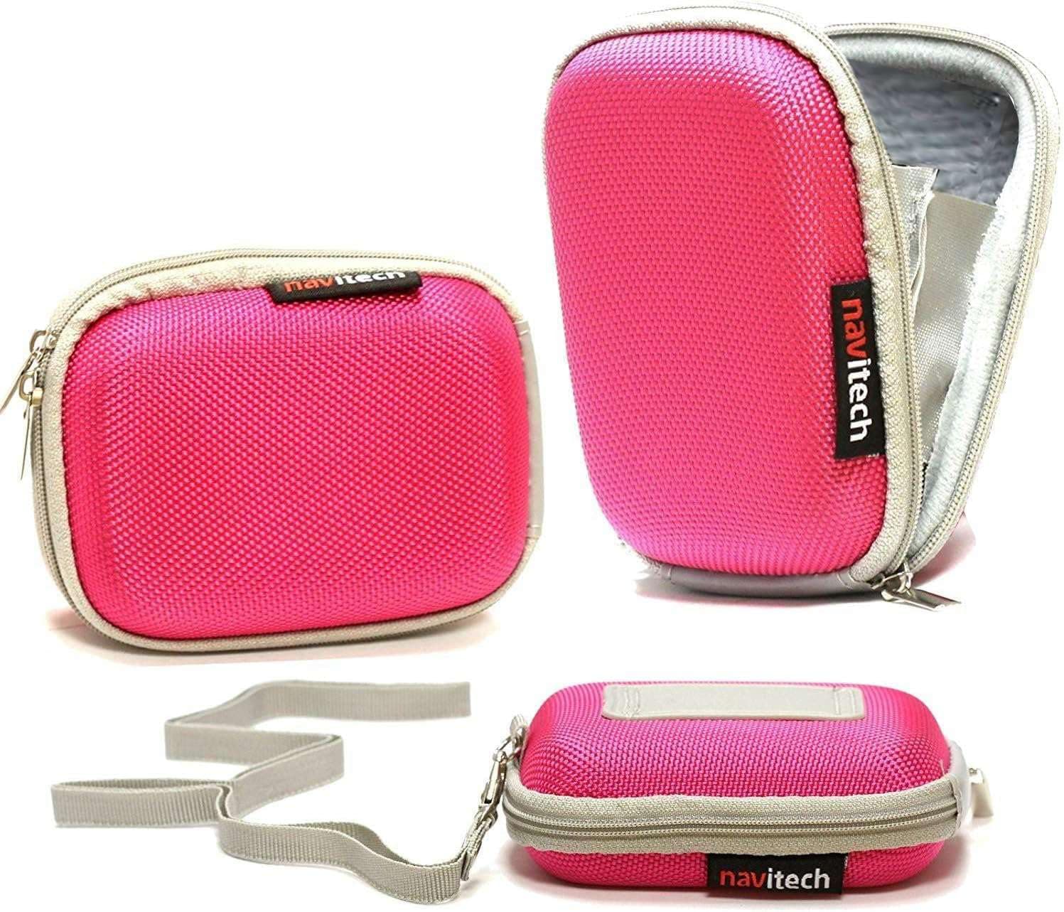Navitech Pink Shockproof Camera Case Compatible With DPFIHRGO Digital Camera