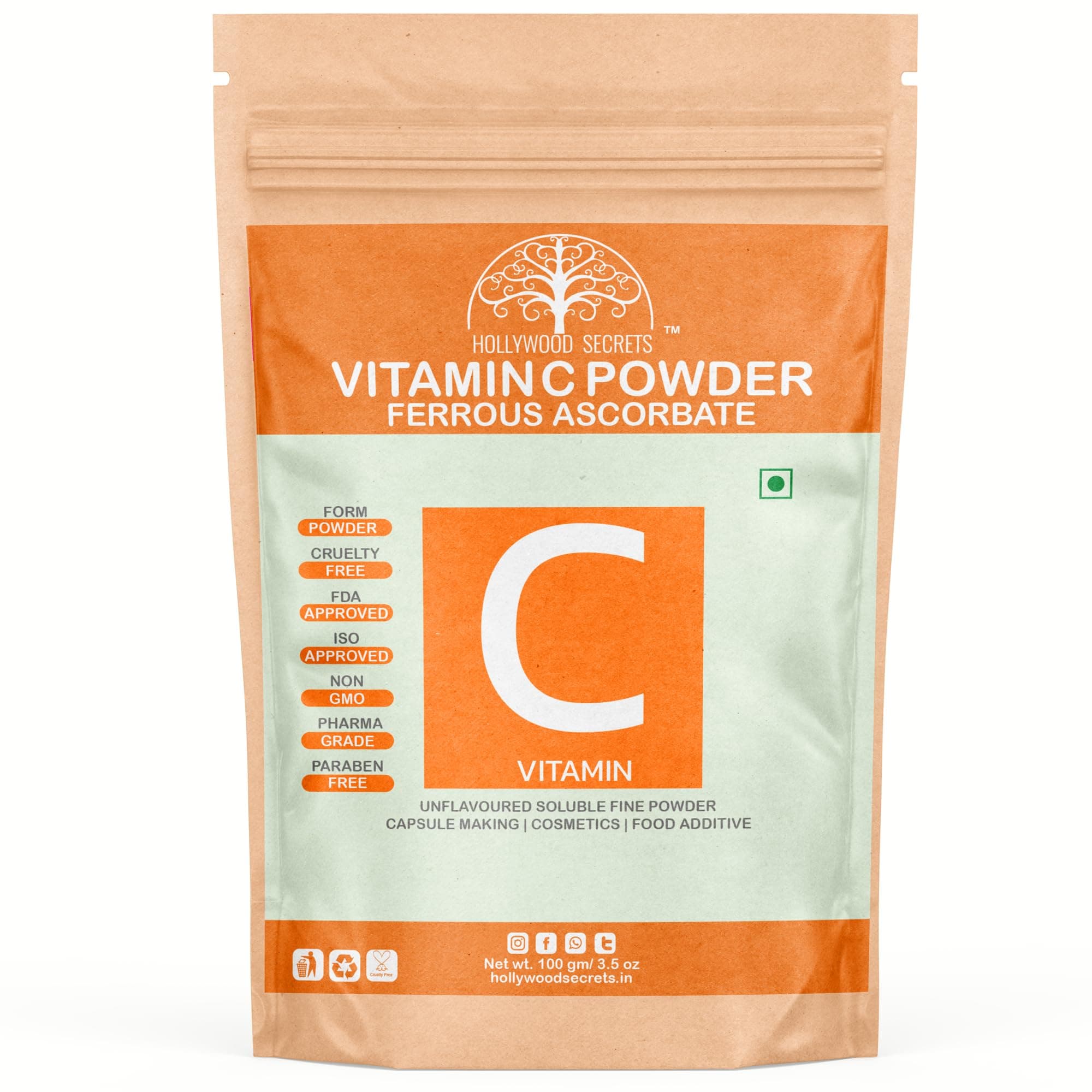 Vitamin C Ferrous Ascorbate Powder 100gm