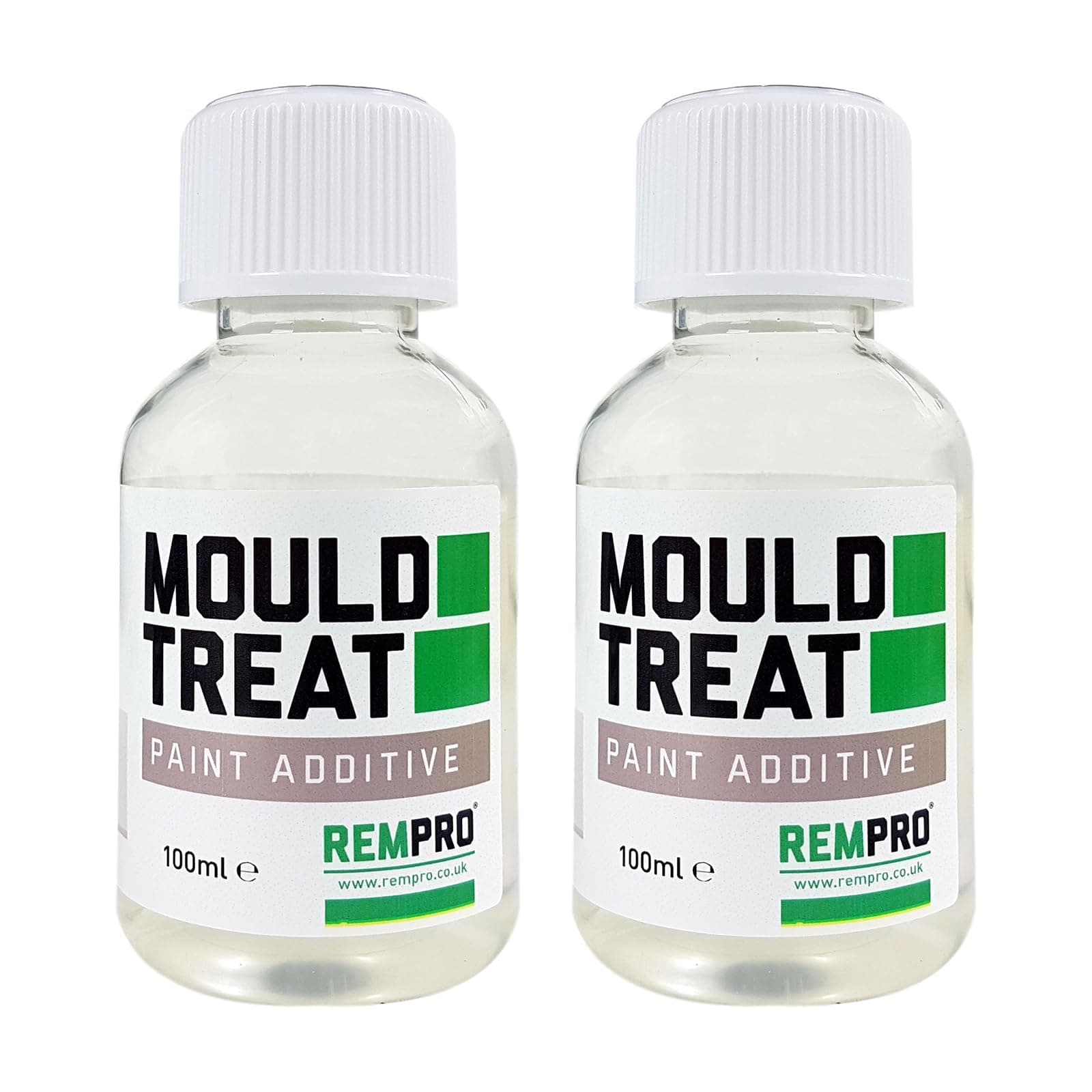 2 x 100ml Anti-Mould Paint Additive - Prevention & Control of Black Mould Caused by Condensation & Damp