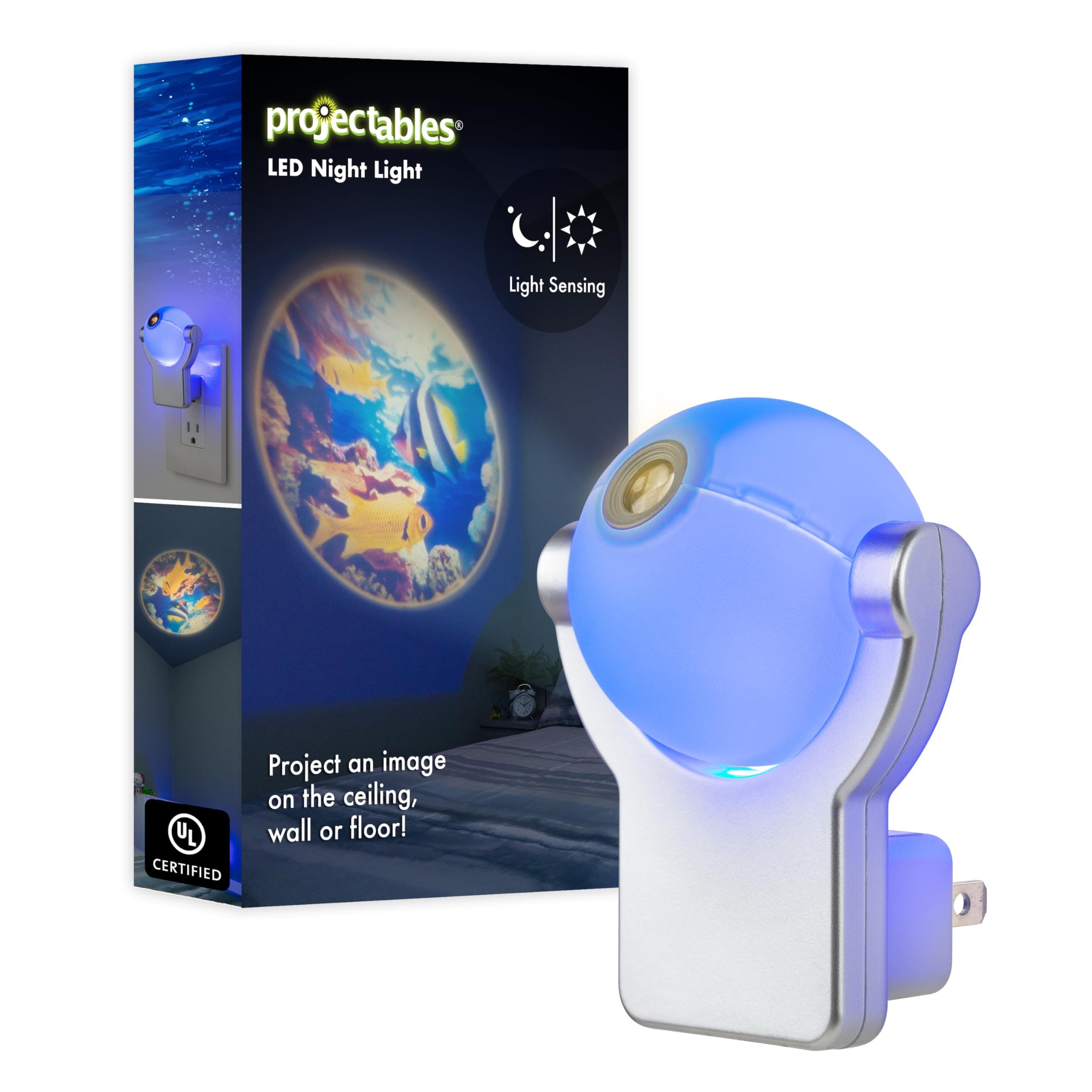 GE 11296 LED Projectables Tropical Fish Night Light