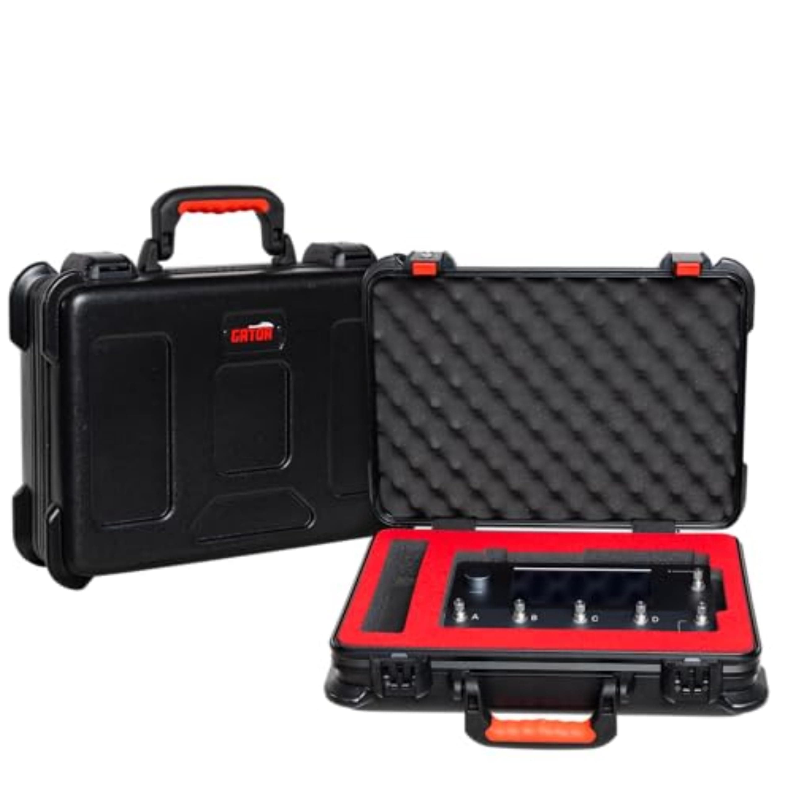 Gator Cases Frequent Flyer's Series Mini Amp Modeler Case with Configurable Interior, TSA-Approved Latches (GTSA-GTR-MINIAMPMOD)