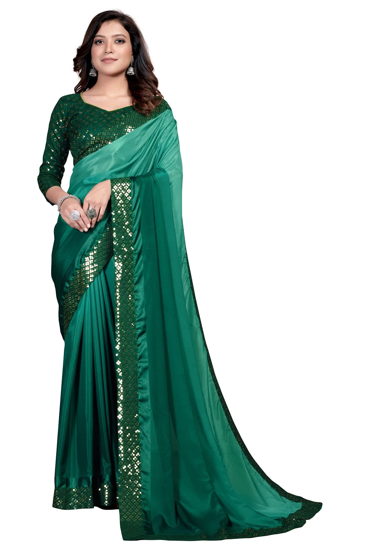 Women's Silk Saree with Blouse