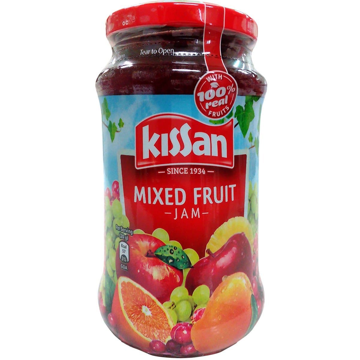 Jam - Mixed Fruit, 500g Jar